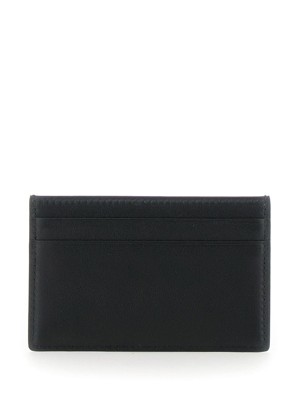 Gucci Card Holder with GG Plate on the Front in Black Leather for Men Size ONE SIZE - 3 Thumbnail