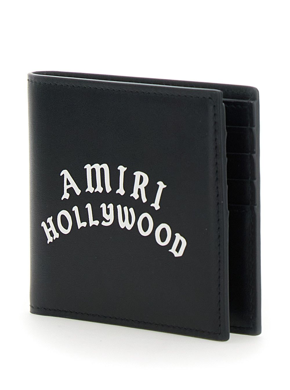 Amiri Bi-Fold Wallwt with Logo Lettering on the Front in Leather Man Size ONE SIZE - 2 Thumbnail