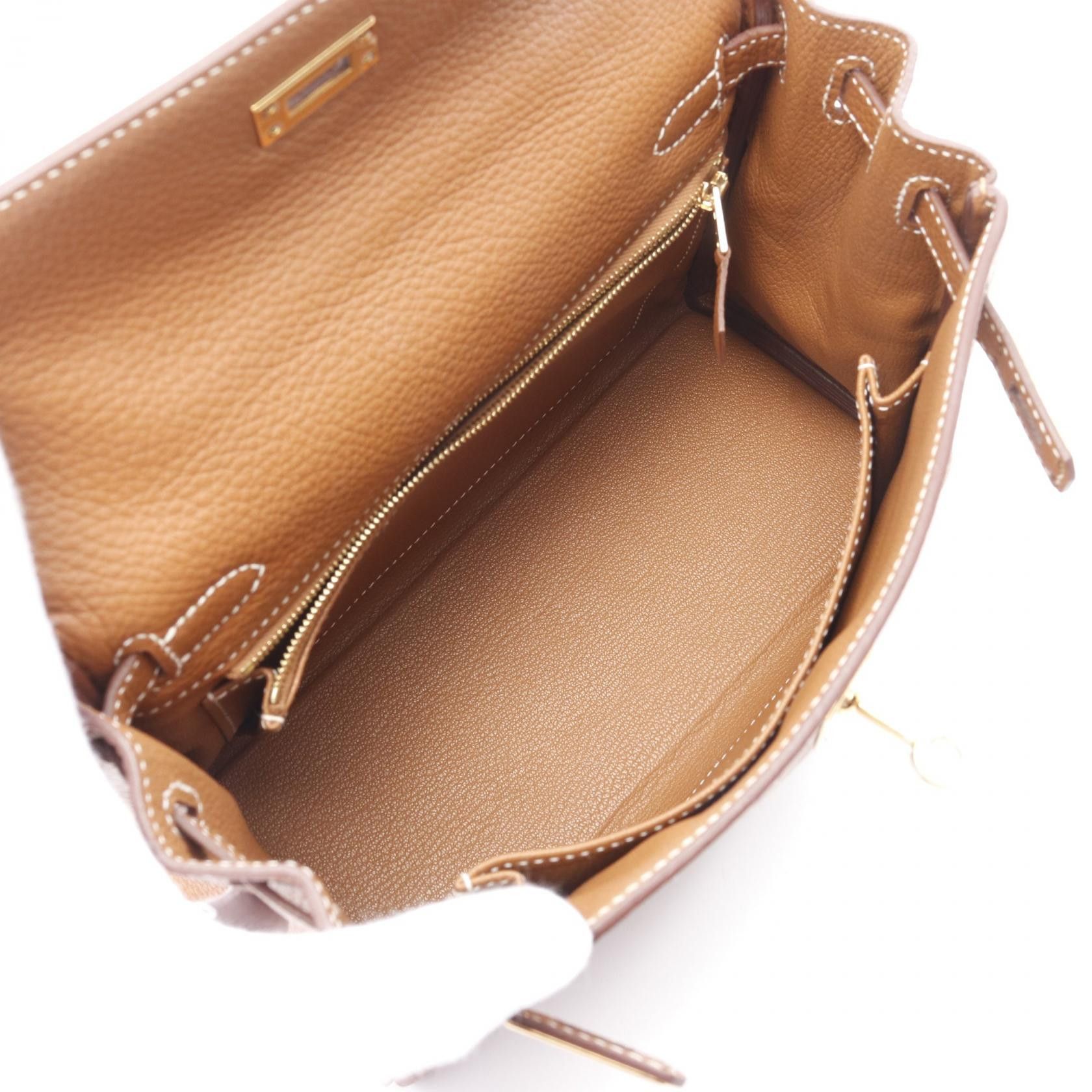 Hermes Hermes Hermes Kelly 25 Togo Handbag Leather Handbag Stamp U (2022) Size ONE SIZE - 3 Thumbnail