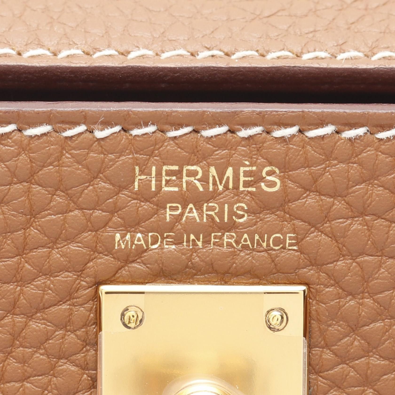 Hermes Hermes Hermes Kelly 25 Togo Handbag Leather Handbag Stamp U (2022) Size ONE SIZE - 4 Thumbnail