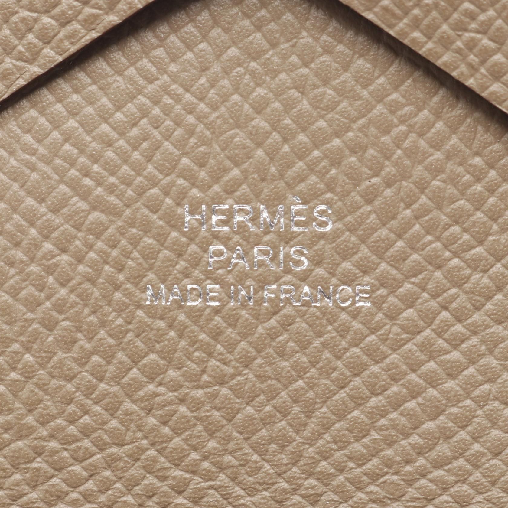 Hermes Hermes Hermes Calvi Duo Epsom Leather Coin Case Leather Coin Case Stamp B (2023) Size ONE SIZE - 5 Thumbnail
