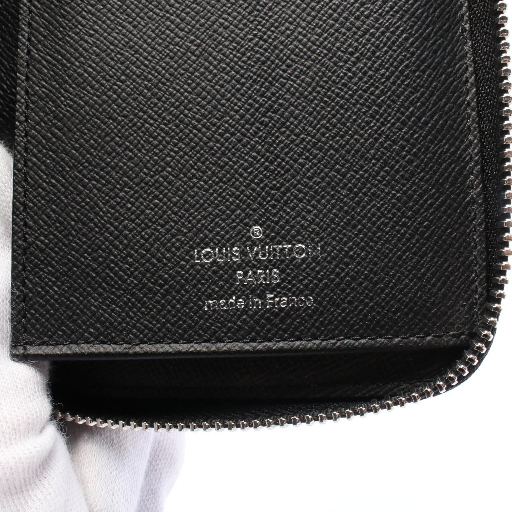Louis Vuitton Louis Vuitton Louis Vuitton Zippy Wallet Vertical Damier Graphite Long Wallet Canvas Long Wallet N63095 Size ONE SIZE - 4 Thumbnail