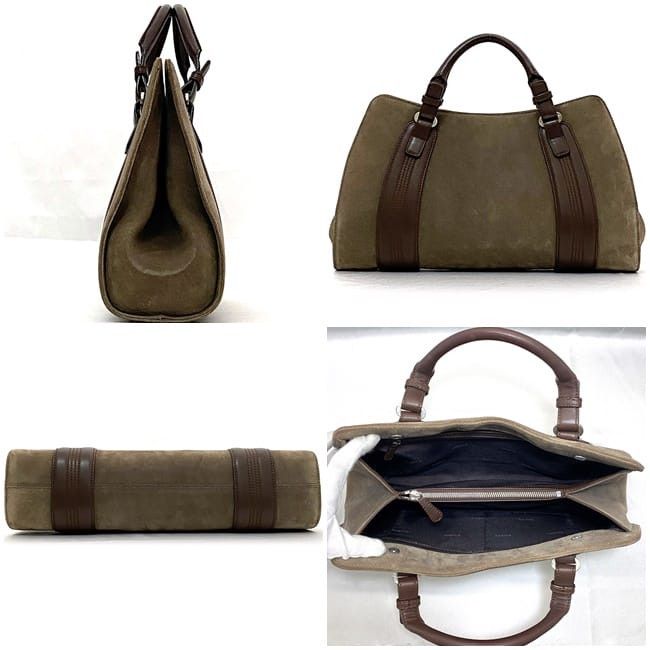 Loewe LOEWE Tote Bag Brown Suede / Nubuck Size ONE SIZE - 2 Thumbnail