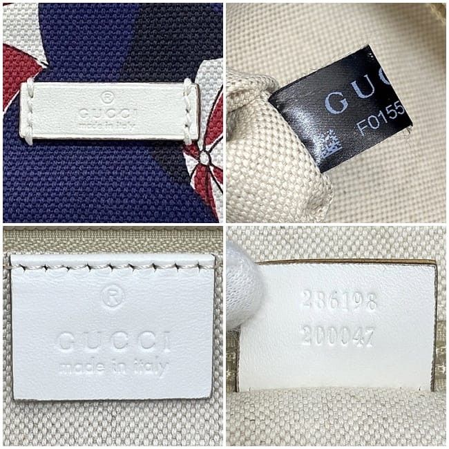 Gucci GUCCI Tote Bag Blue Cotton Size ONE SIZE - 3 Thumbnail