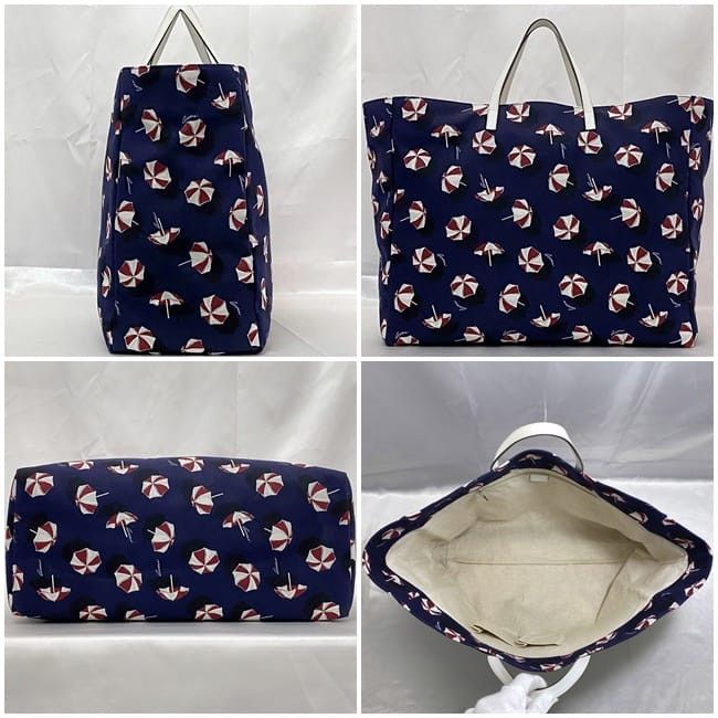 Gucci GUCCI Tote Bag Blue Cotton Size ONE SIZE - 2 Thumbnail