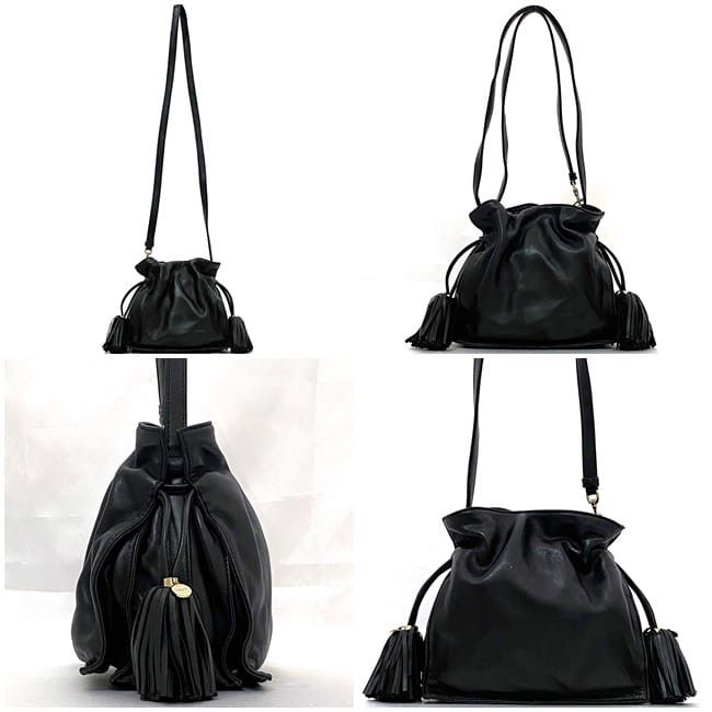 Loewe LOEWE Shoulder Bag Black Leather Size ONE SIZE - 2 Thumbnail