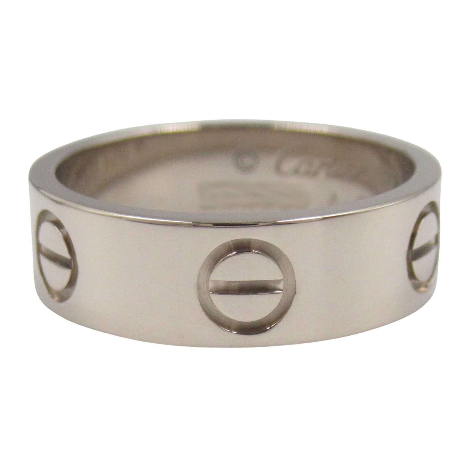 Cartier Cartier Love Ring K18Wg (White Gold) Silver Size ONE SIZE - 2 Thumbnail