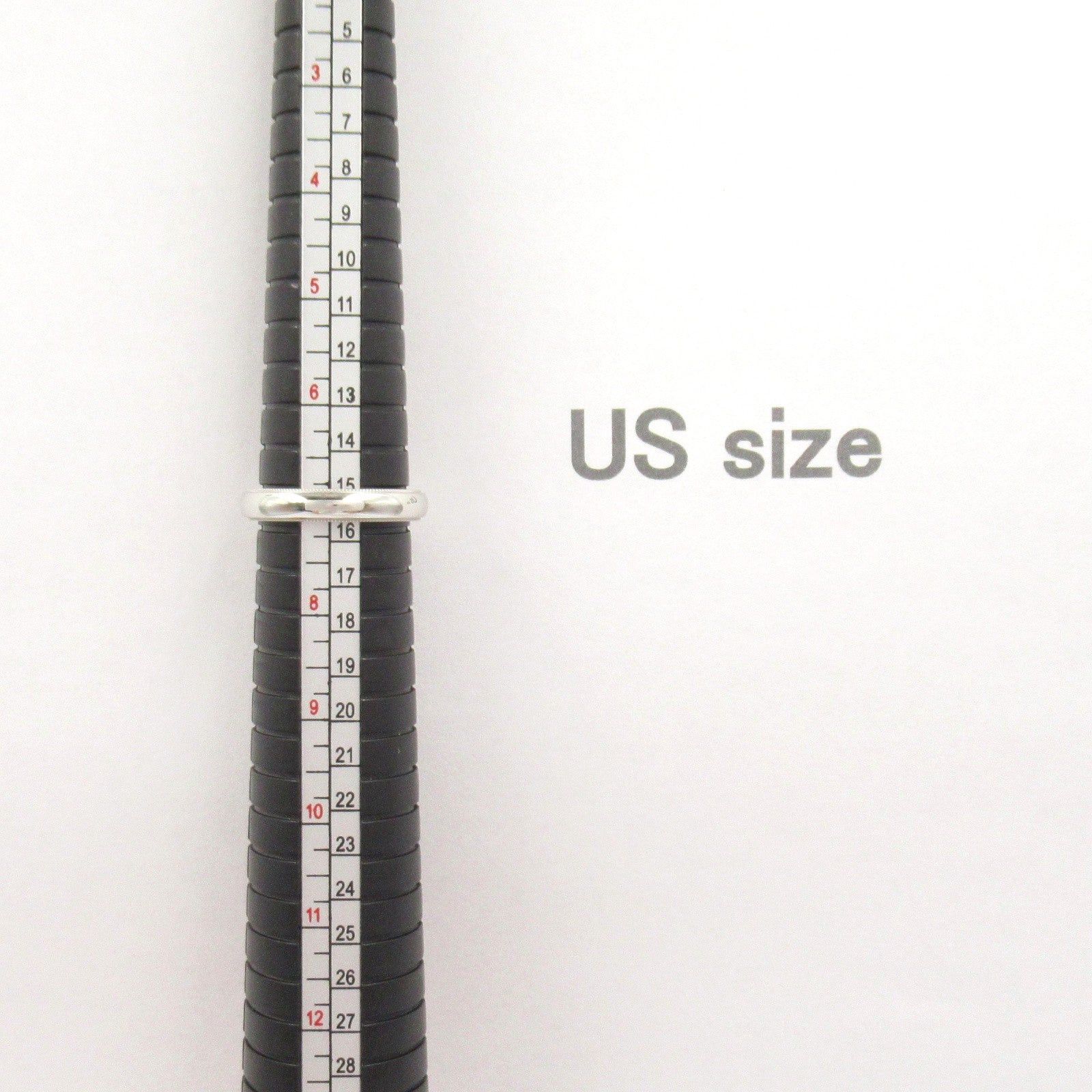 Tiffany & Co. Tiffany Co Milgrain Ring Pt950 Platinum Silver Size ONE SIZE - 6 Thumbnail