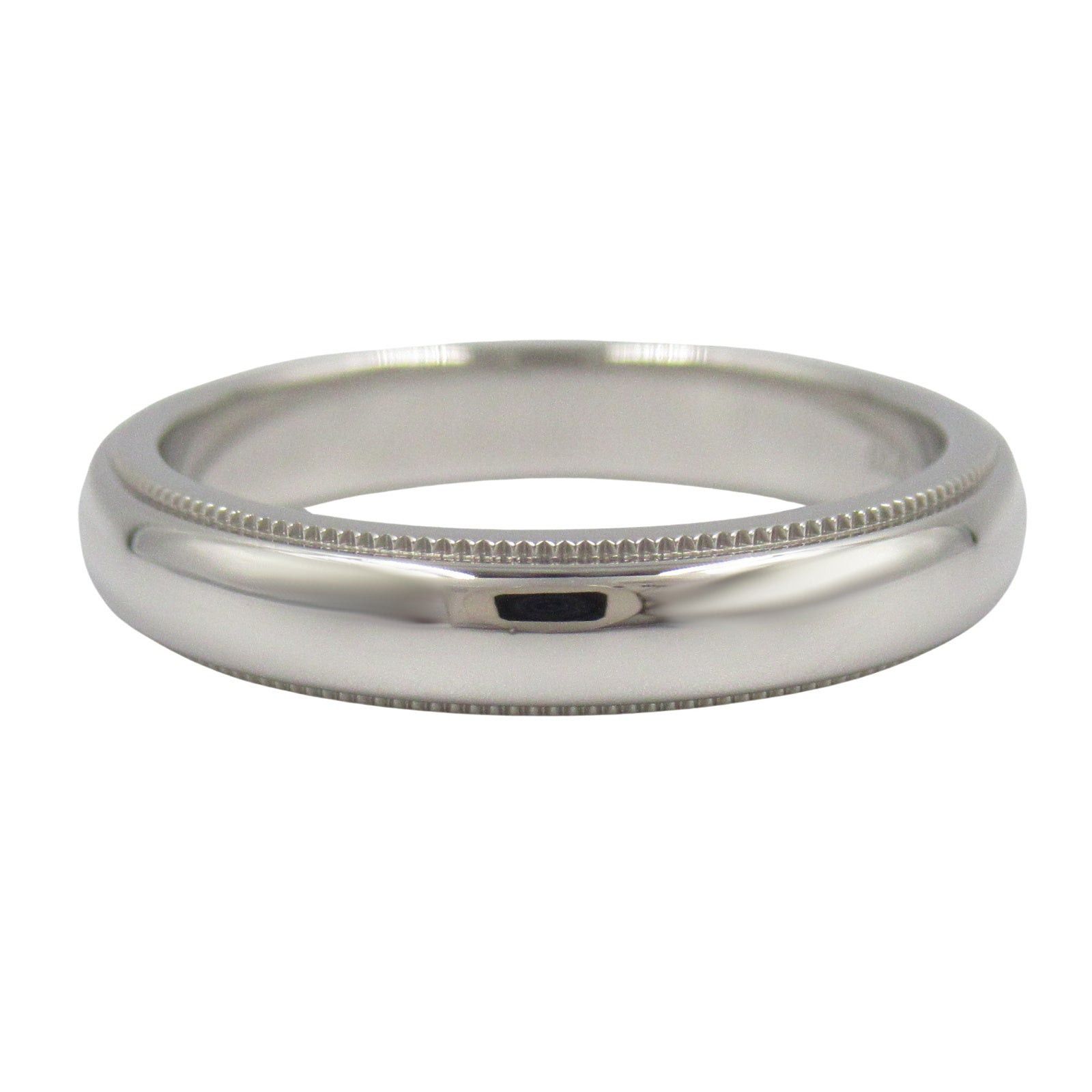 Tiffany & Co. Tiffany Co Milgrain Ring Pt950 Platinum Silver Size ONE SIZE - 2 Thumbnail
