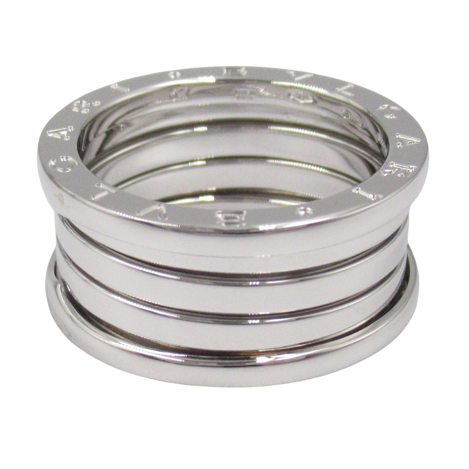 Bvlgari Bvlgari B Zero One Ring 4 Bands K18Wg (White Gold) Silver Size ONE SIZE - 3 Thumbnail