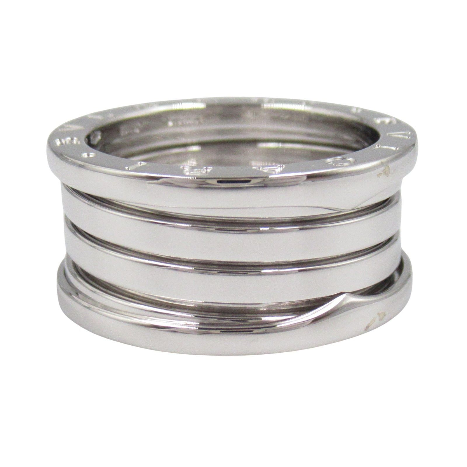 Bvlgari Bvlgari B Zero One Ring 4 Bands K18Wg (White Gold) Silver Size ONE SIZE - 2 Thumbnail