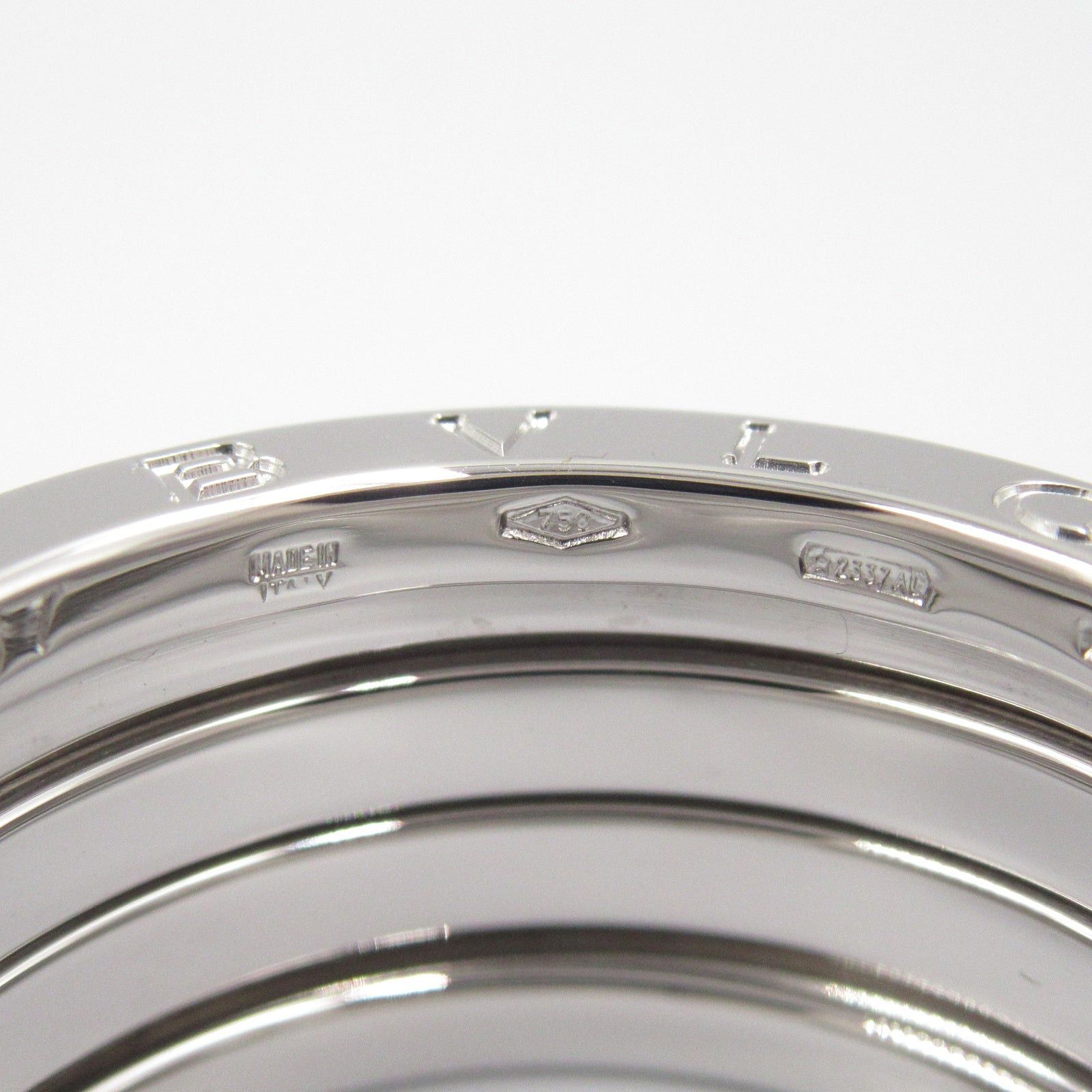 Bvlgari Bvlgari B Zero One Ring 4 Bands K18Wg (White Gold) Silver Size ONE SIZE - 4 Thumbnail