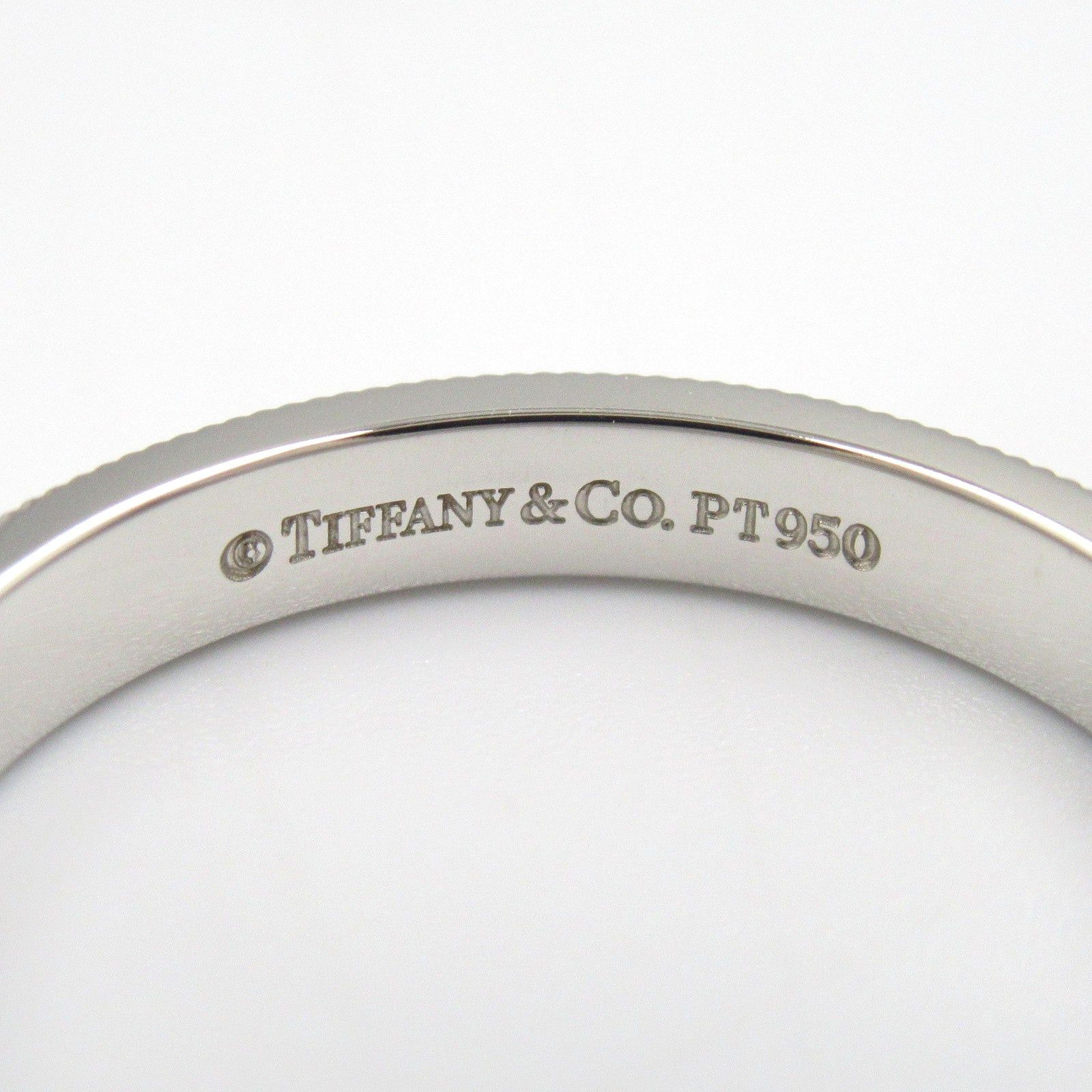 Tiffany & Co. Tiffany Co Milgrain Ring Pt950 Platinum Silver Size ONE SIZE - 4 Thumbnail