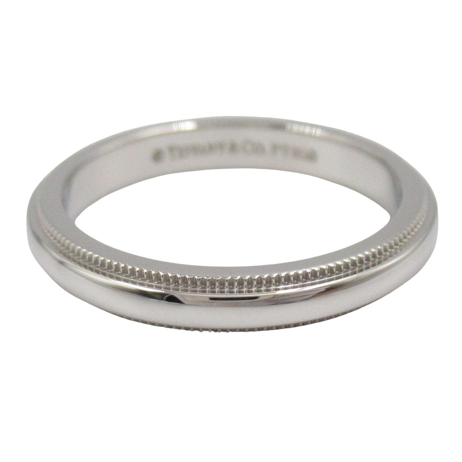 Tiffany & Co. Tiffany Co Milgrain Ring Pt950 Platinum Silver Size ONE SIZE - 3 Thumbnail