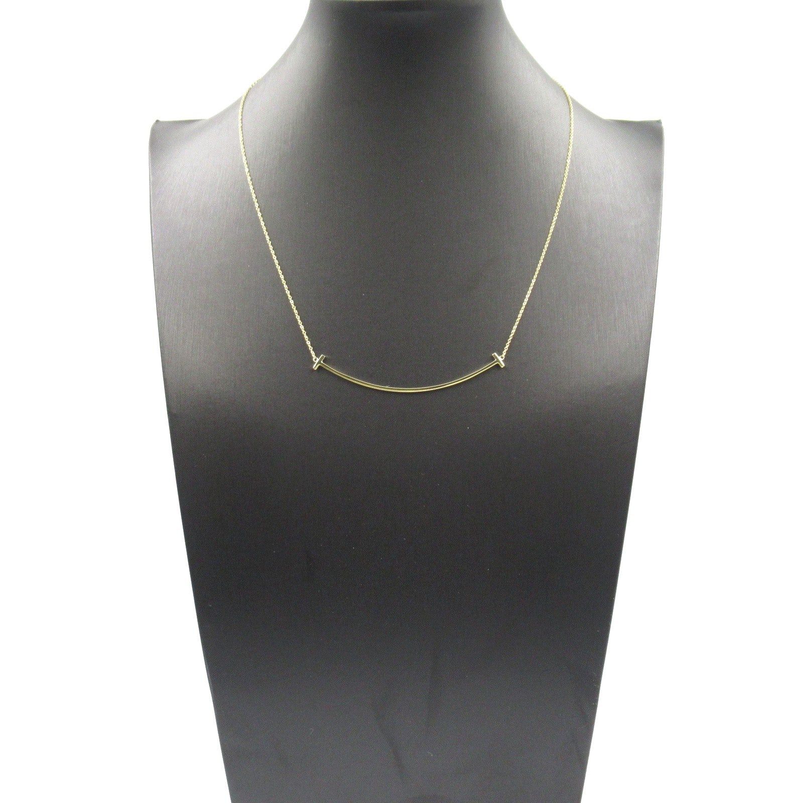 Tiffany & Co. Tiffany Co T-Smile Large Necklace K18 (Yellow Gold) Gold Size ONE SIZE - 7 Thumbnail