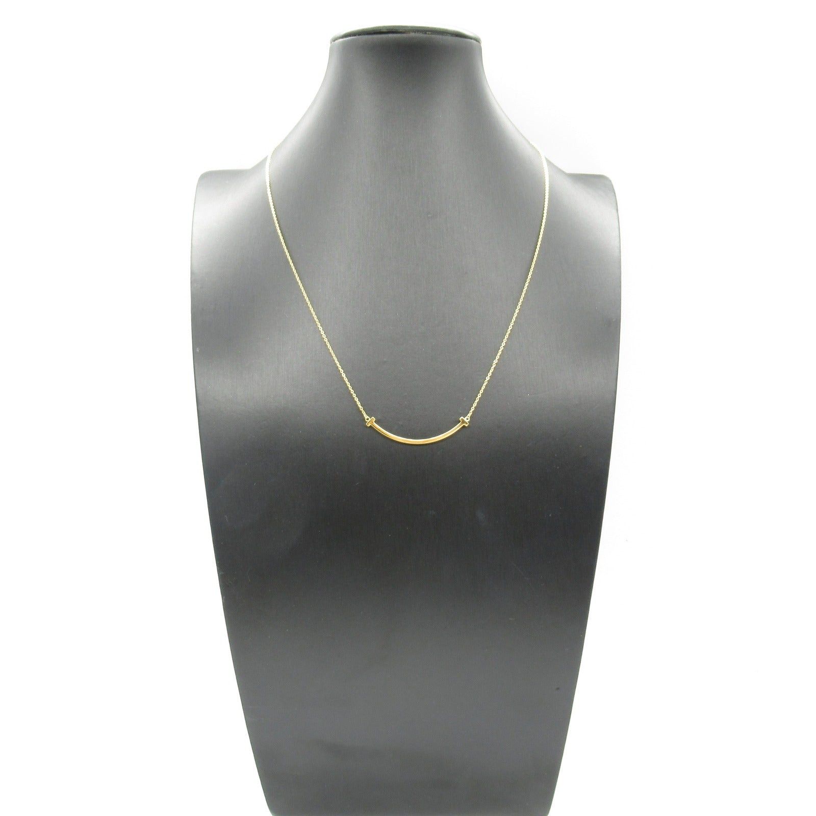 Tiffany & Co. Tiffany Co T-Smile Small Necklace K18 (Yellow Gold) Gold Size ONE SIZE - 6 Thumbnail