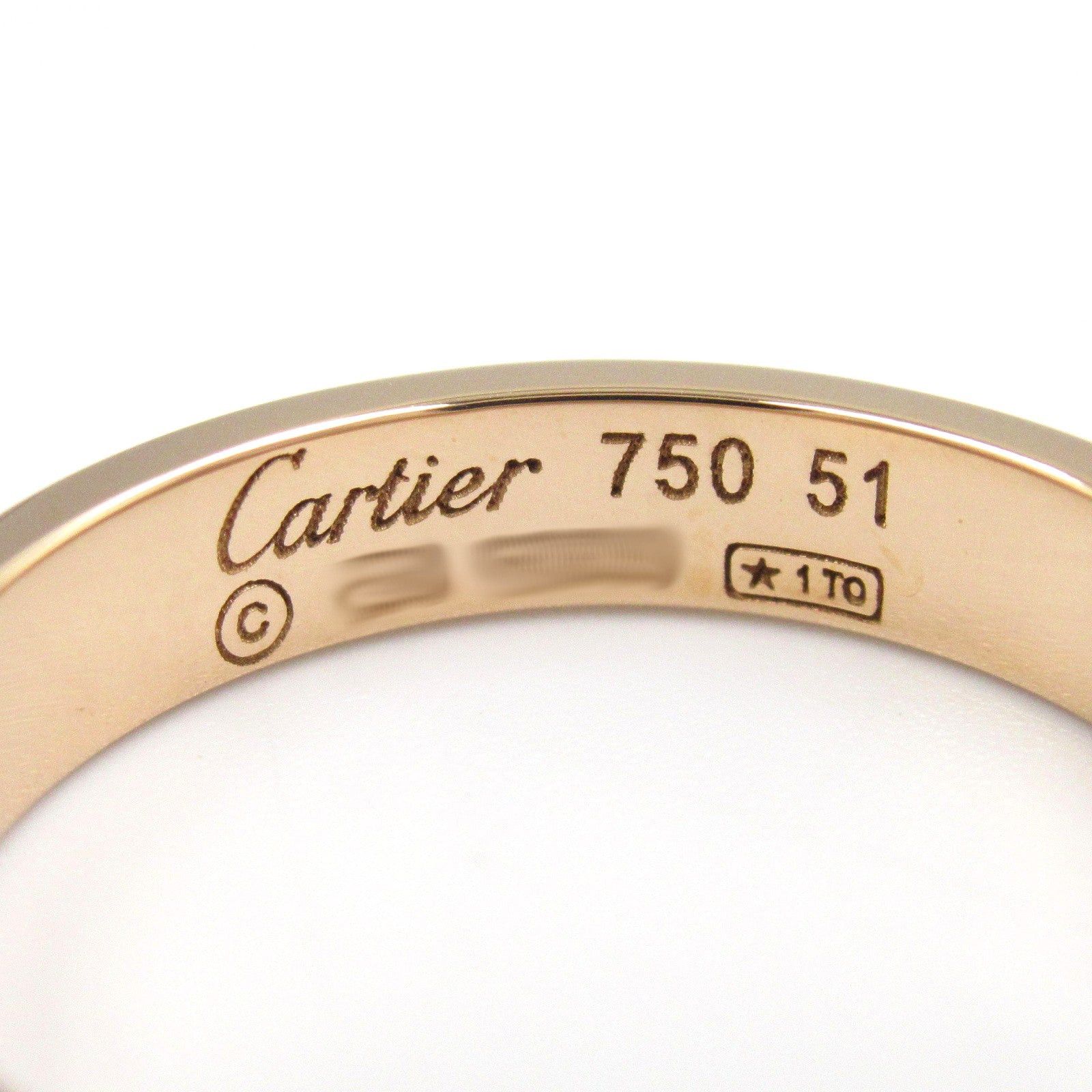 Cartier Cartier Mini Love Ring K18Pg (Pink Gold) Gold Size ONE SIZE - 4 Thumbnail