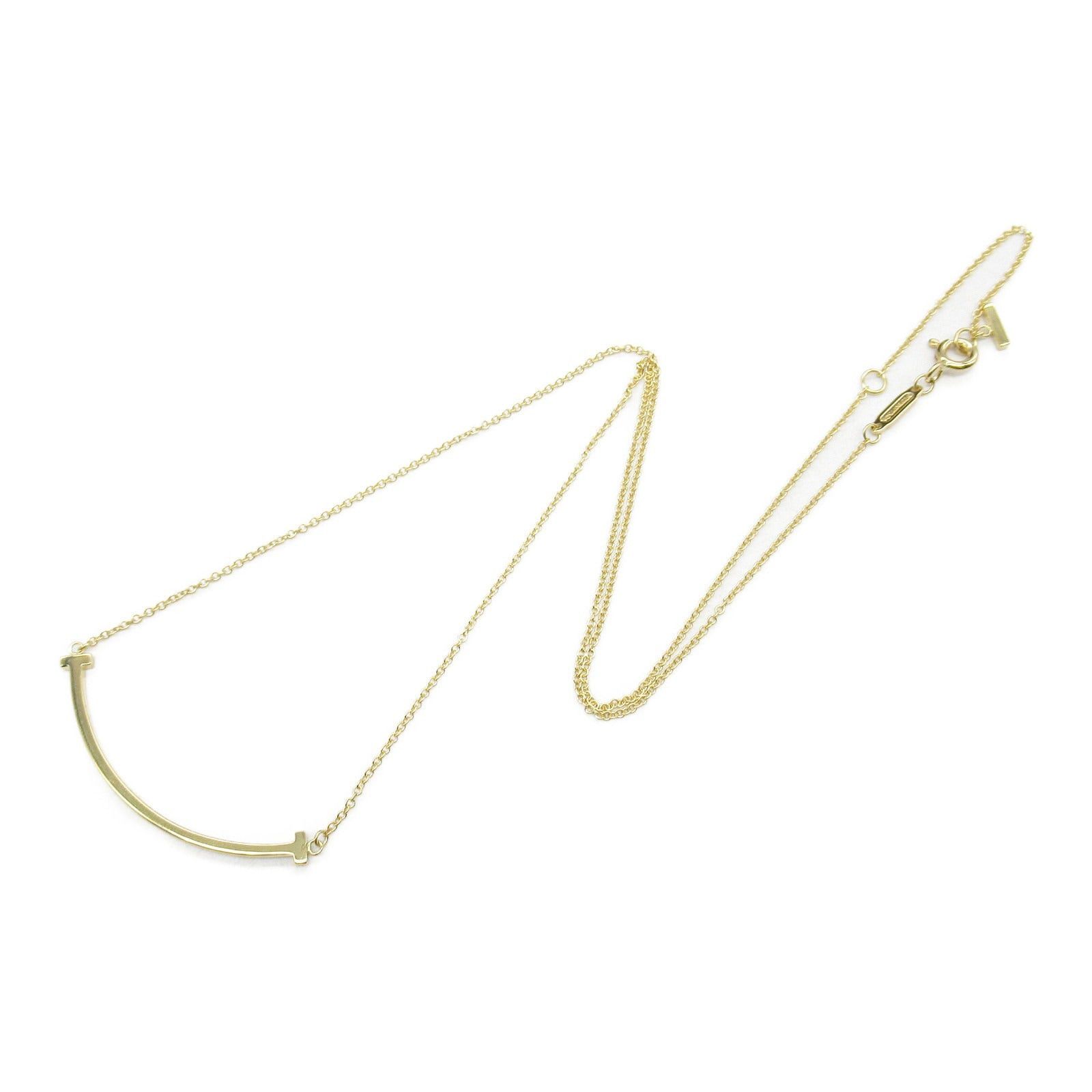 Tiffany & Co. Tiffany Co T-Smile Small Necklace K18 (Yellow Gold) Gold Size ONE SIZE - 3 Thumbnail