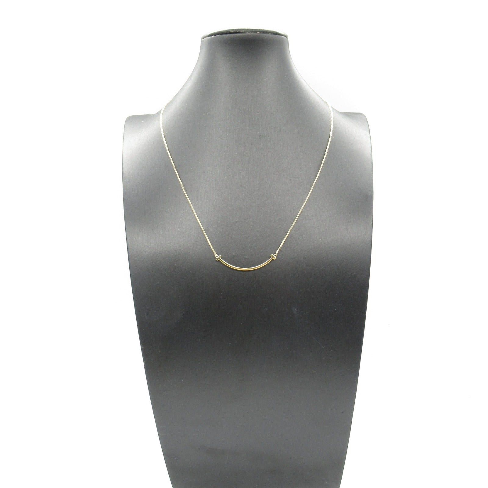 Tiffany & Co. Tiffany Co T-Smile Small Necklace K18 (Yellow Gold) Gold Size ONE SIZE - 6 Thumbnail