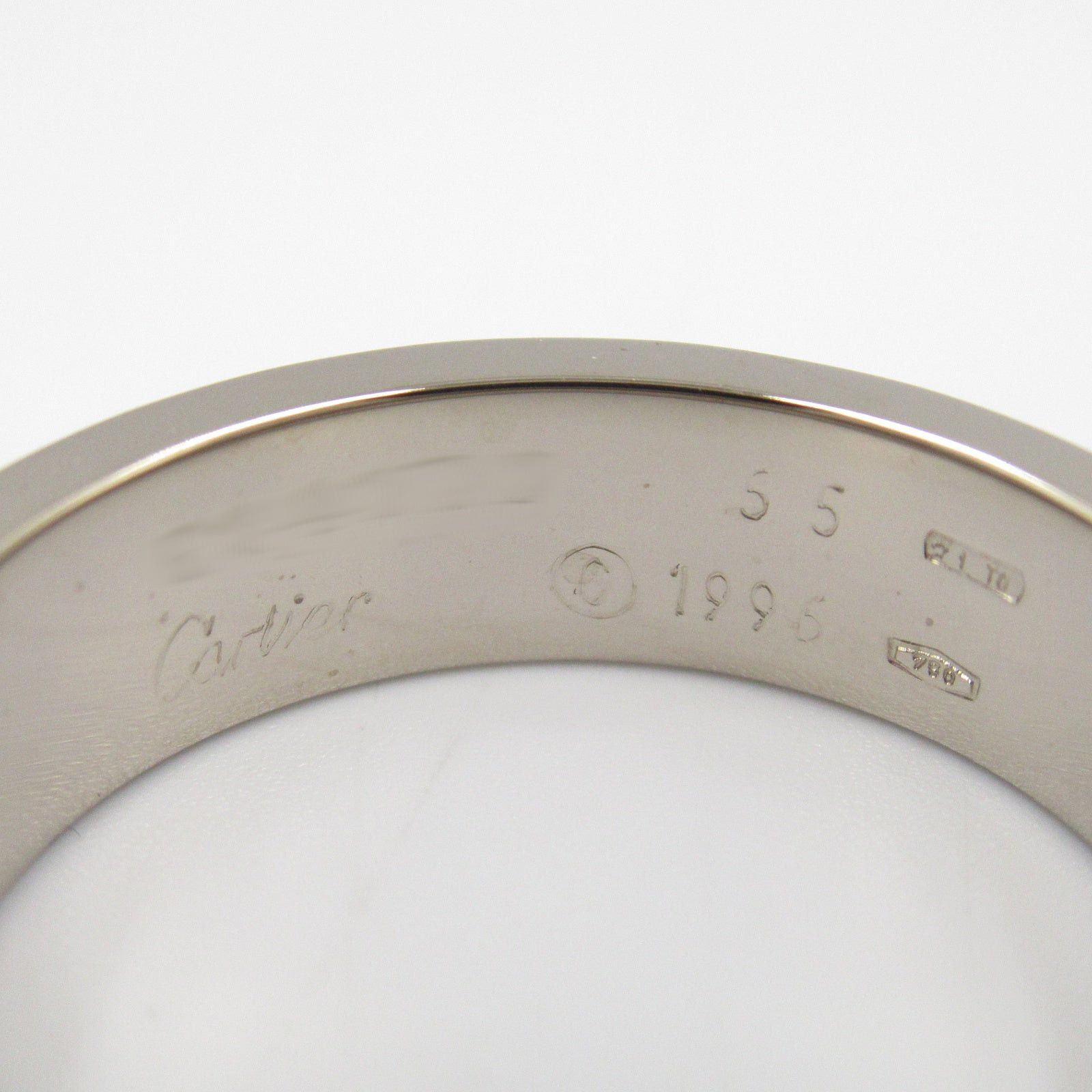 Cartier Cartier Love Ring K18Wg (White Gold) Silver Size ONE SIZE - 4 Thumbnail