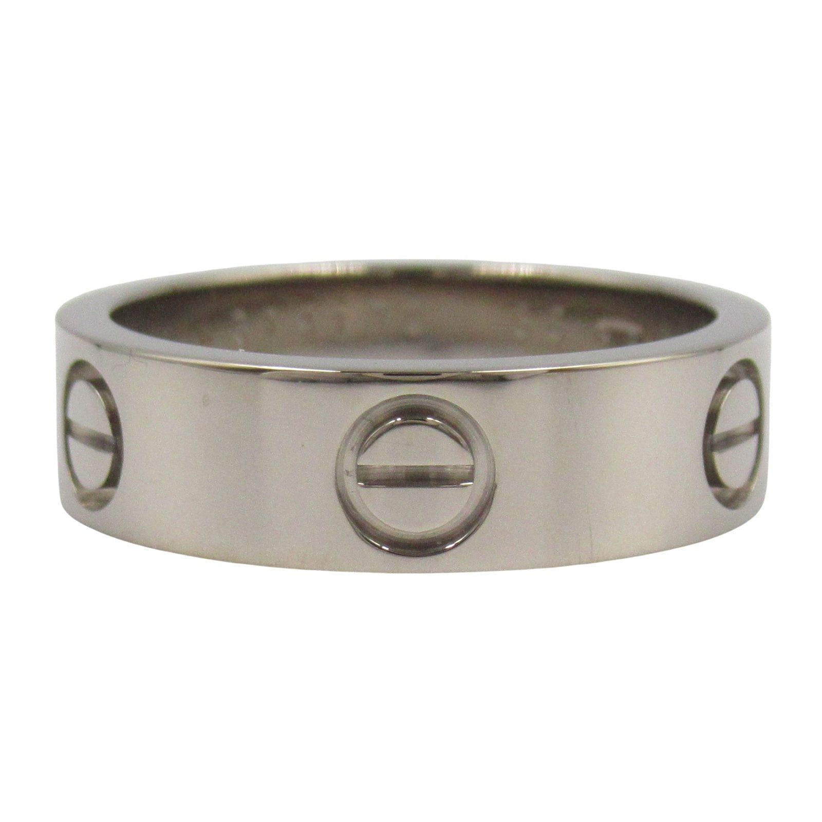 Cartier Cartier Love Ring K18Wg (White Gold) Silver Size ONE SIZE - 2 Thumbnail