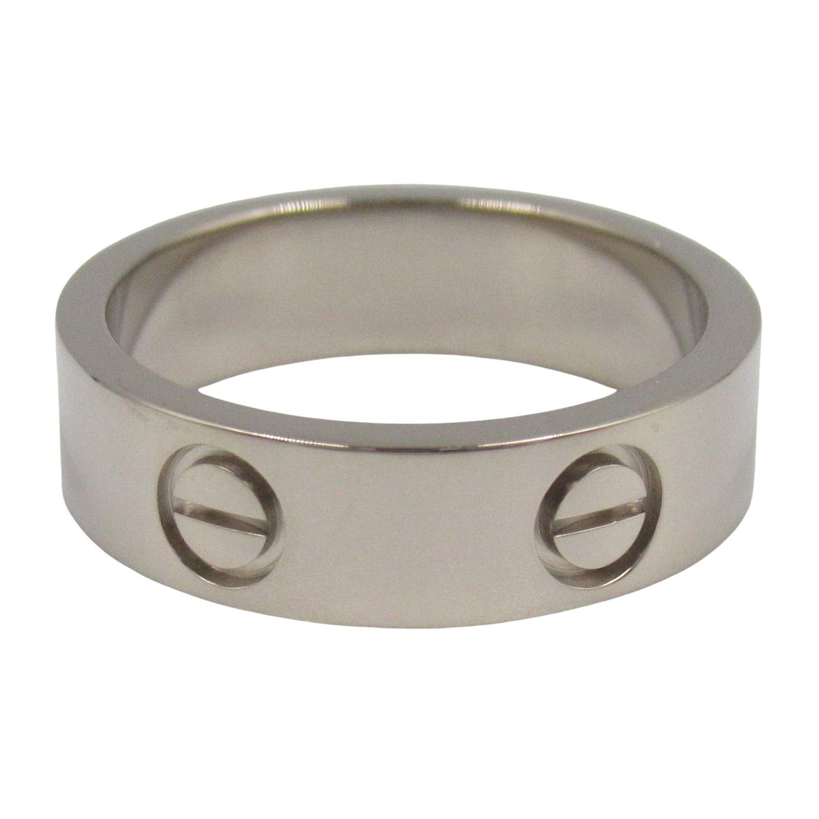 Cartier Cartier Love Ring K18Wg (White Gold) Silver Size ONE SIZE - 3 Thumbnail