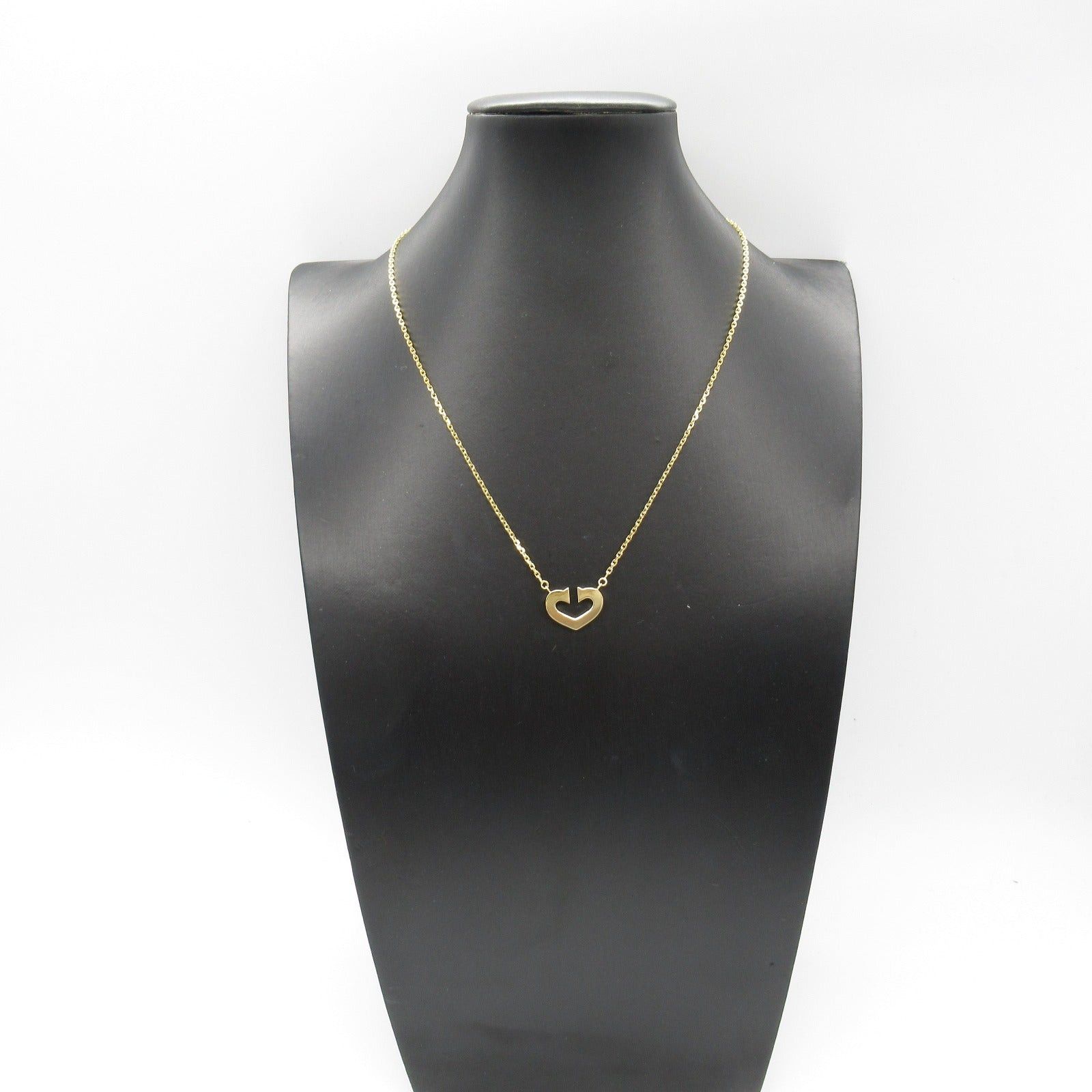 Cartier Cartier C Heart Necklace K18 (Yellow Gold) Gold Size ONE SIZE - 7 Thumbnail
