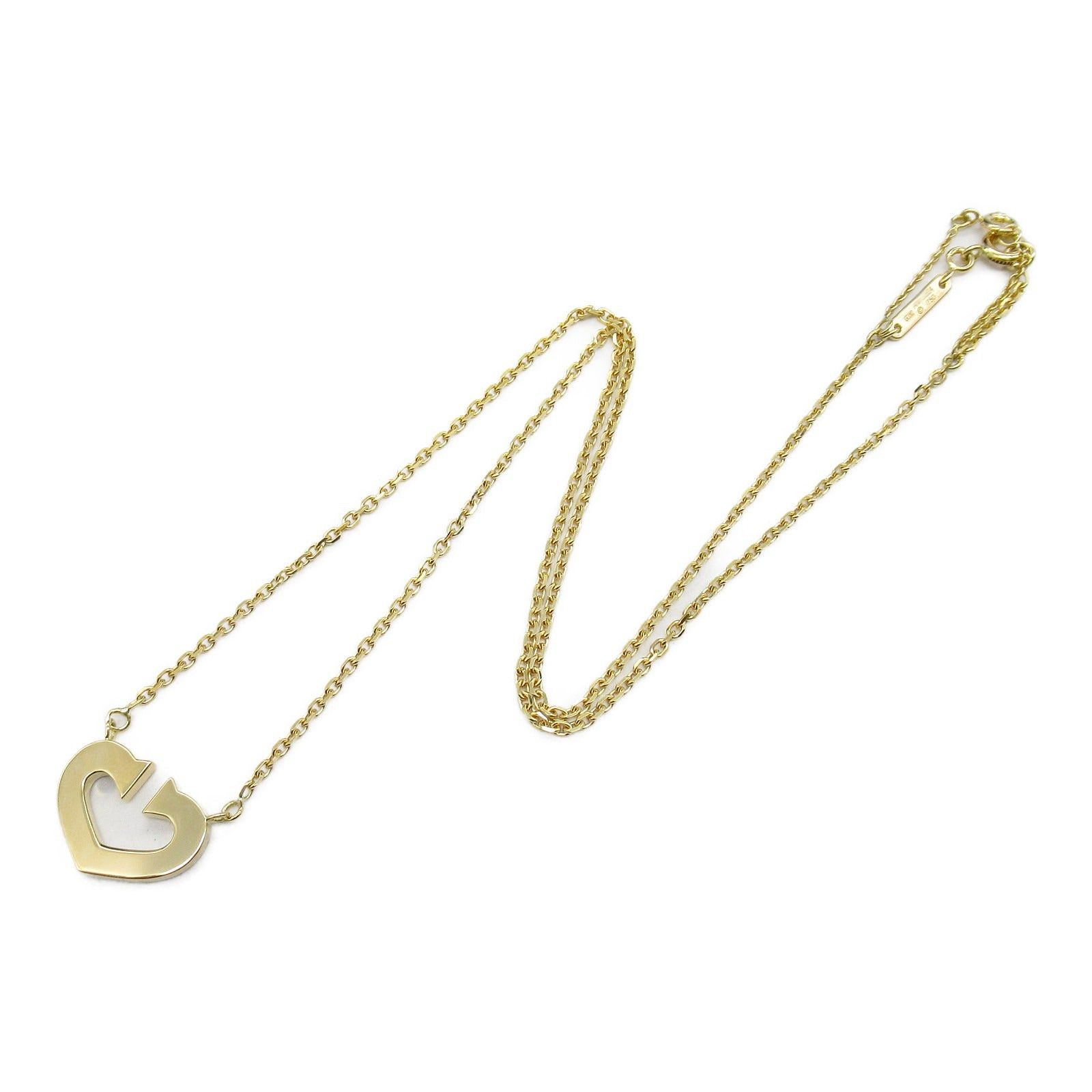 Cartier Cartier C Heart Necklace K18 (Yellow Gold) Gold Size ONE SIZE - 3 Thumbnail