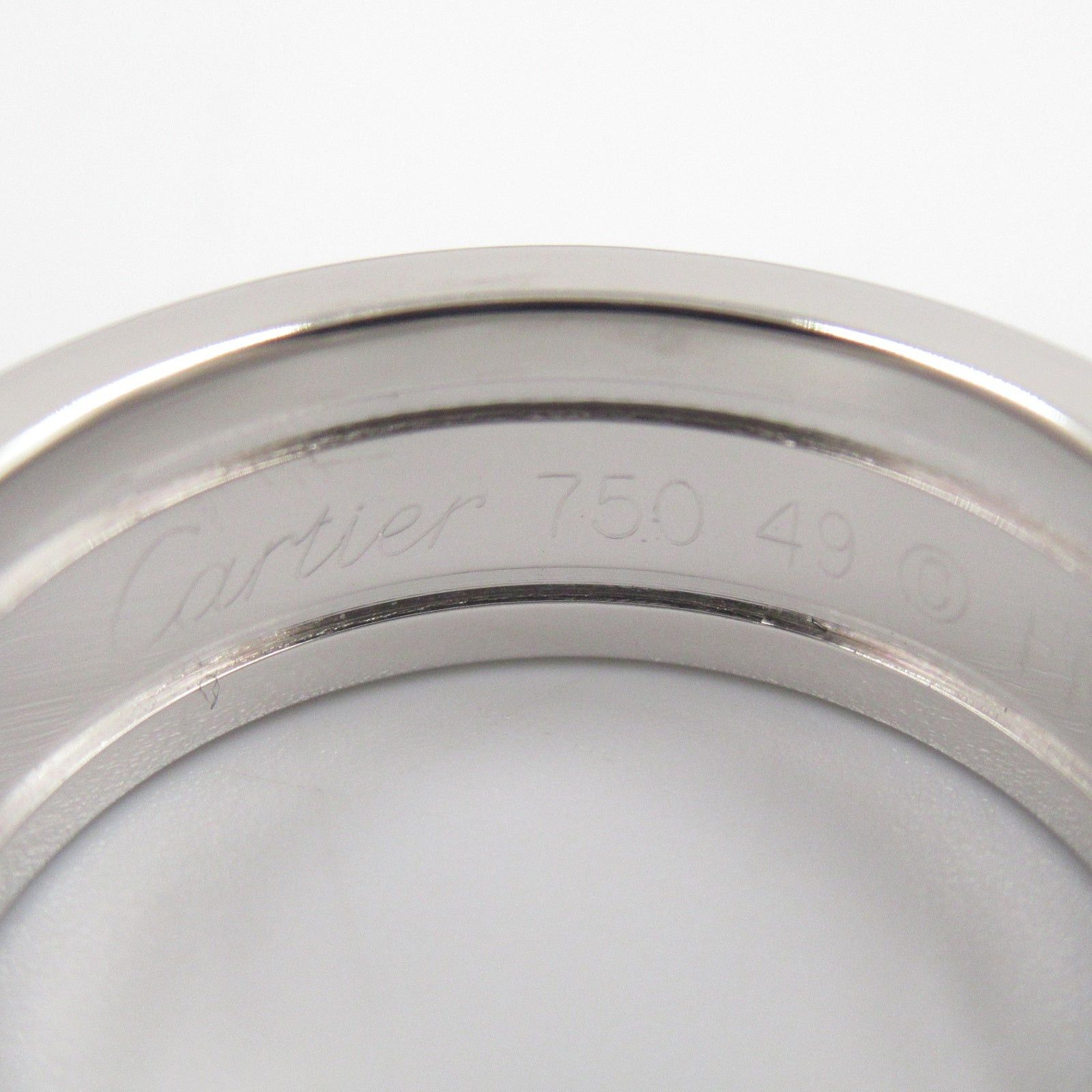 Cartier Cartier C2 Ring K18Wg (White Gold) Silver Size ONE SIZE - 4 Thumbnail