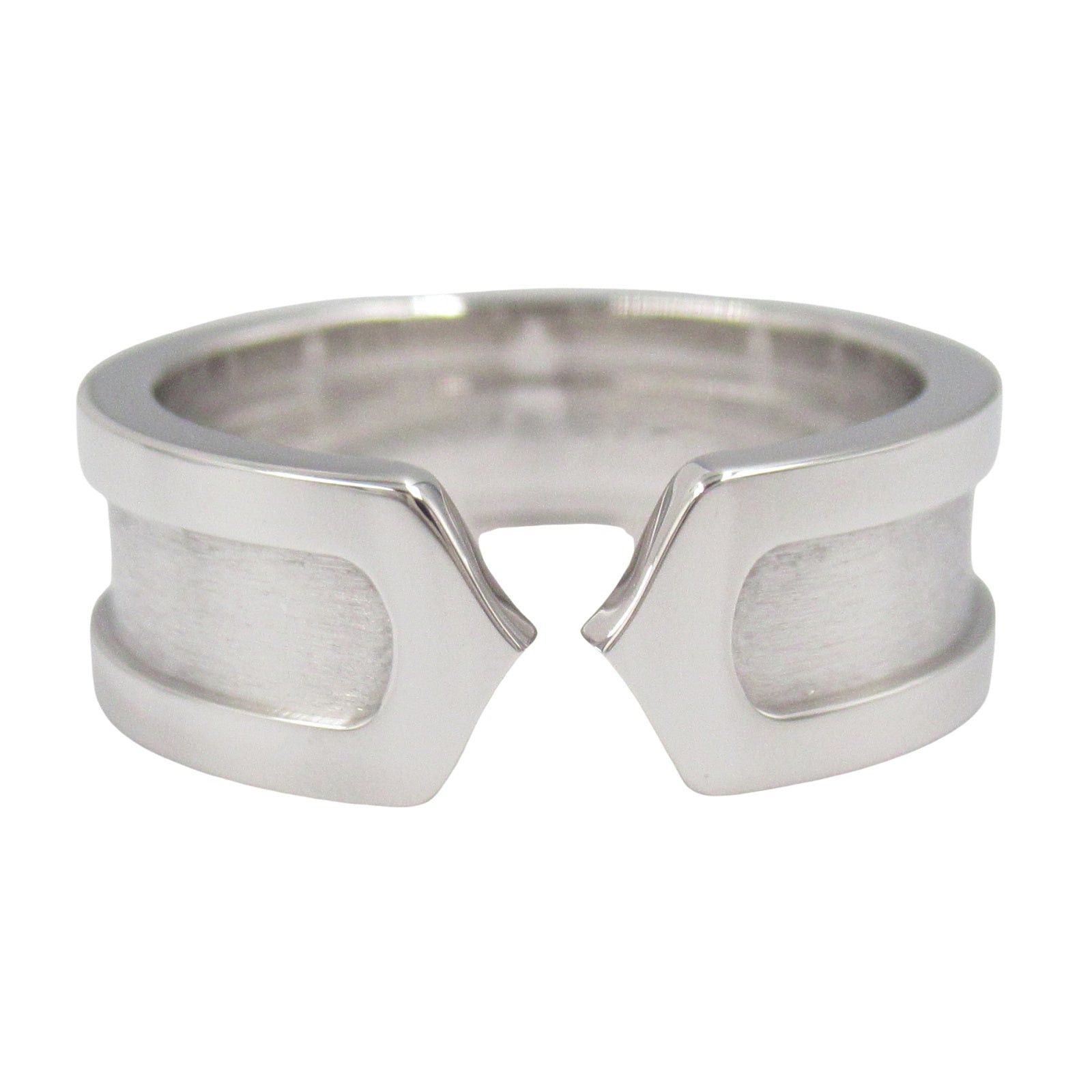 Cartier Cartier C2 Ring K18Wg (White Gold) Silver Size ONE SIZE - 2 Thumbnail