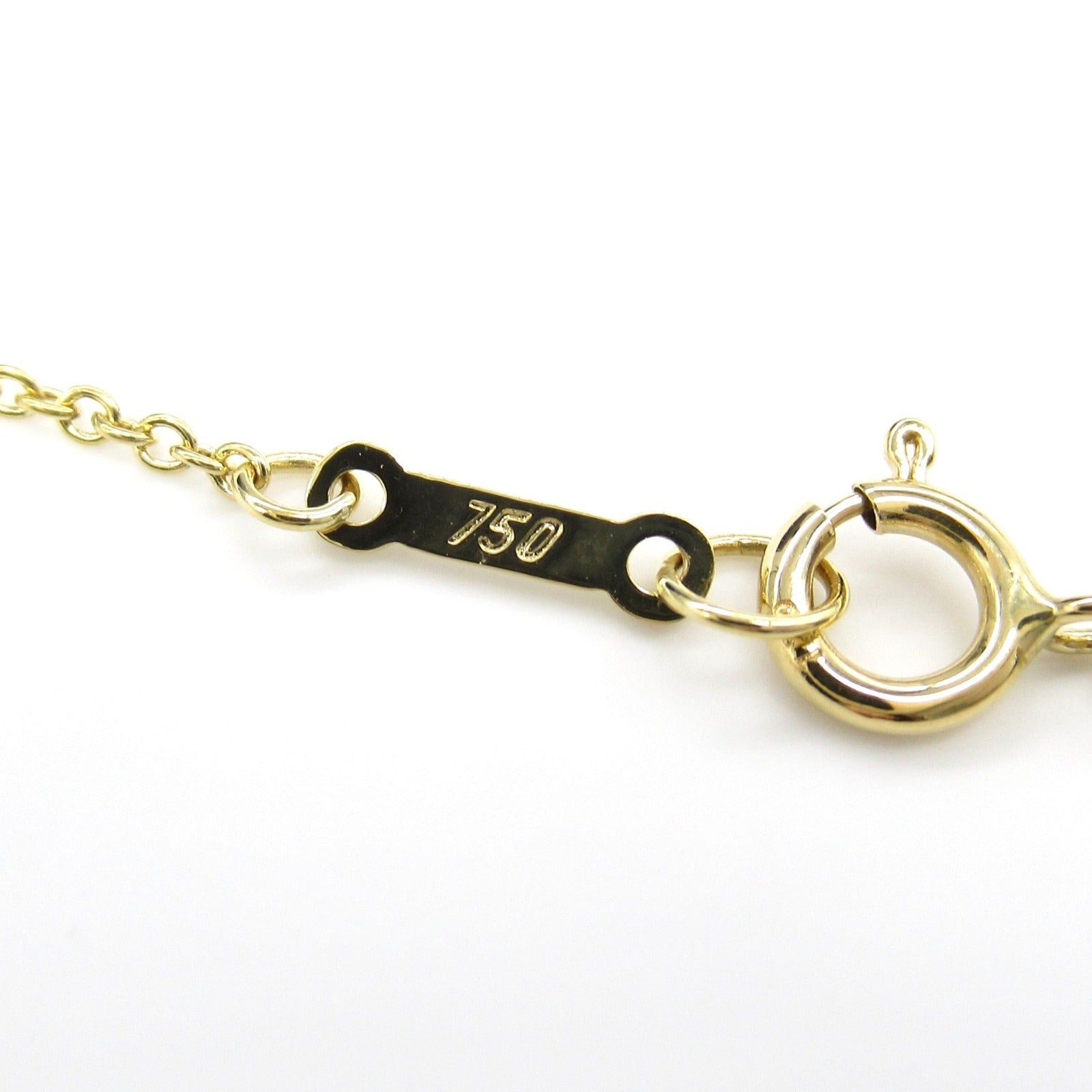 Tiffany & Co. Tiffany Co Diamond Open Heart Necklace K18 (Yellow Gold) Gold Size ONE SIZE - 5 Thumbnail