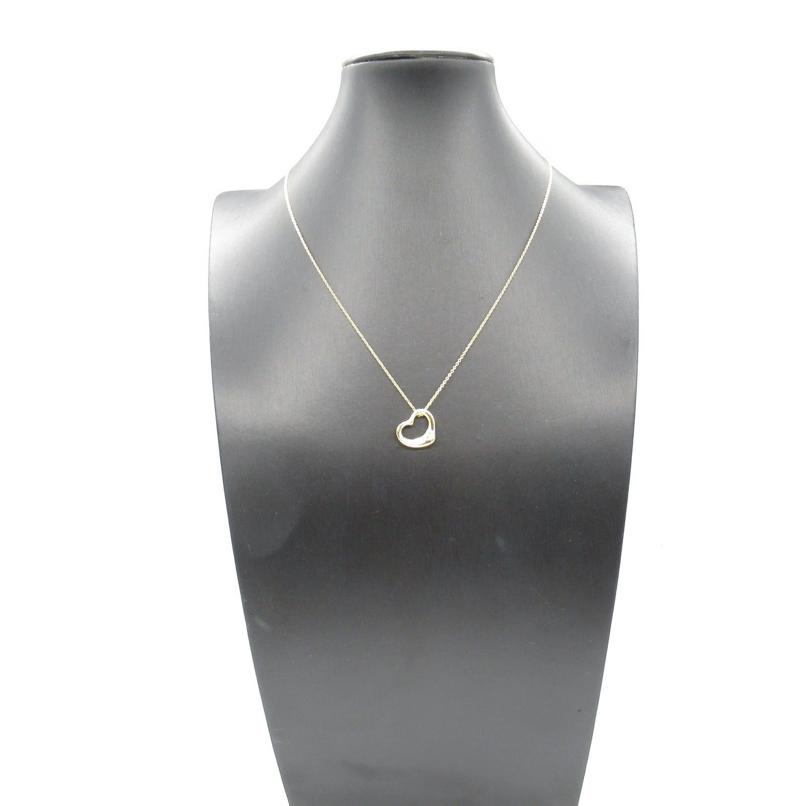 Tiffany & Co. Tiffany Co Diamond Open Heart Necklace K18 (Yellow Gold) Gold Size ONE SIZE - 7 Thumbnail