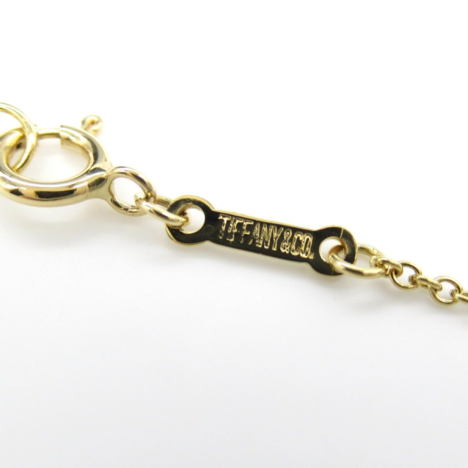 Tiffany & Co. Tiffany Co Diamond Open Heart Necklace K18 (Yellow Gold) Gold Size ONE SIZE - 4 Thumbnail