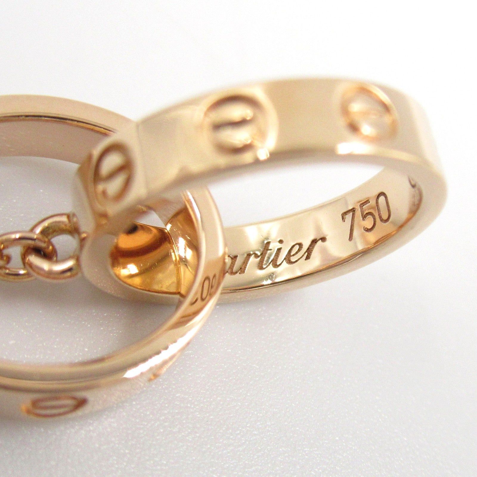 Cartier Cartier Baby Love Necklace K18Pg (Pink Gold) Gold Size ONE SIZE - 4 Thumbnail