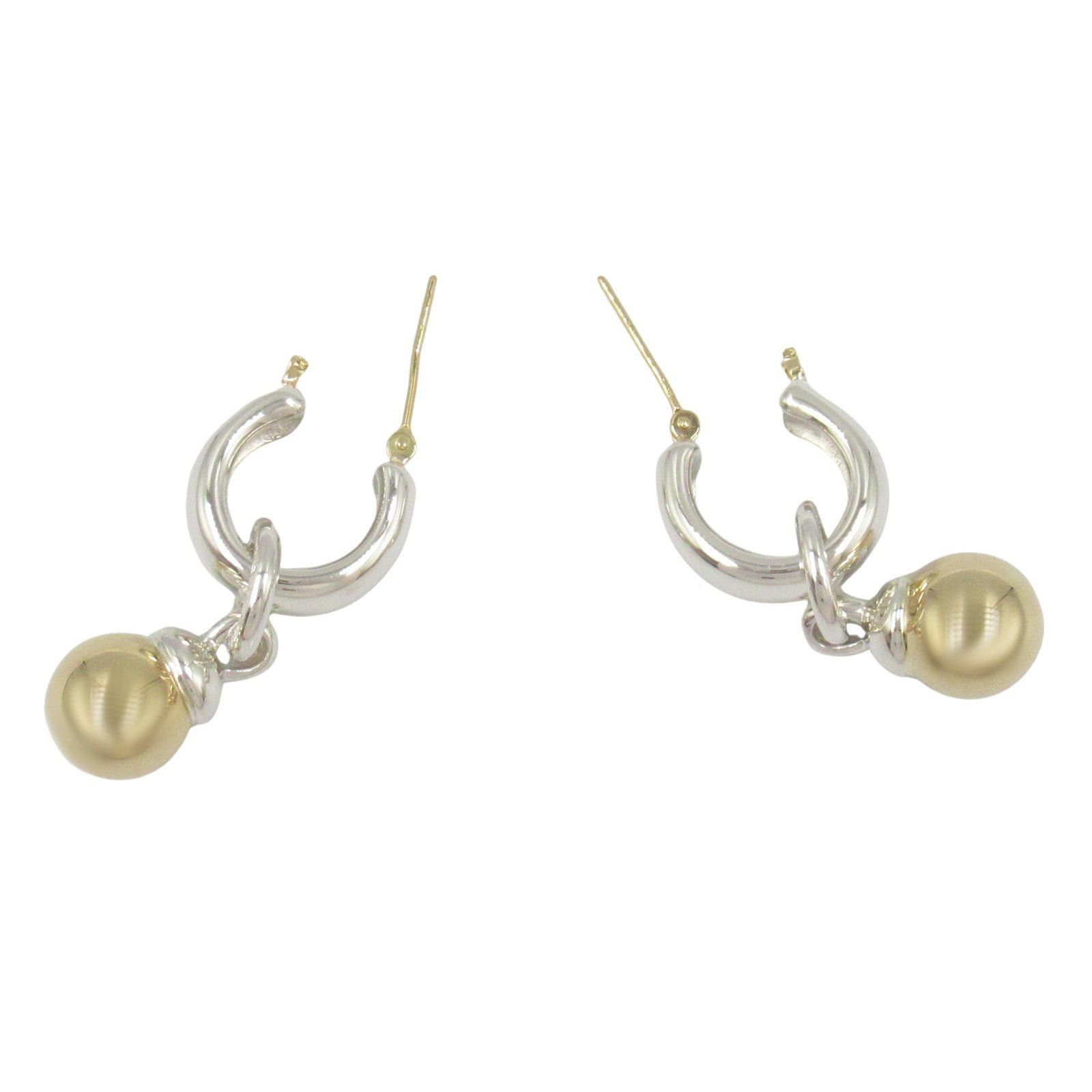 Tiffany & Co. Tiffany Co Tangle Earrings 925 Silver K18 (Yellow Gold) Gold Size ONE SIZE - 3 Thumbnail