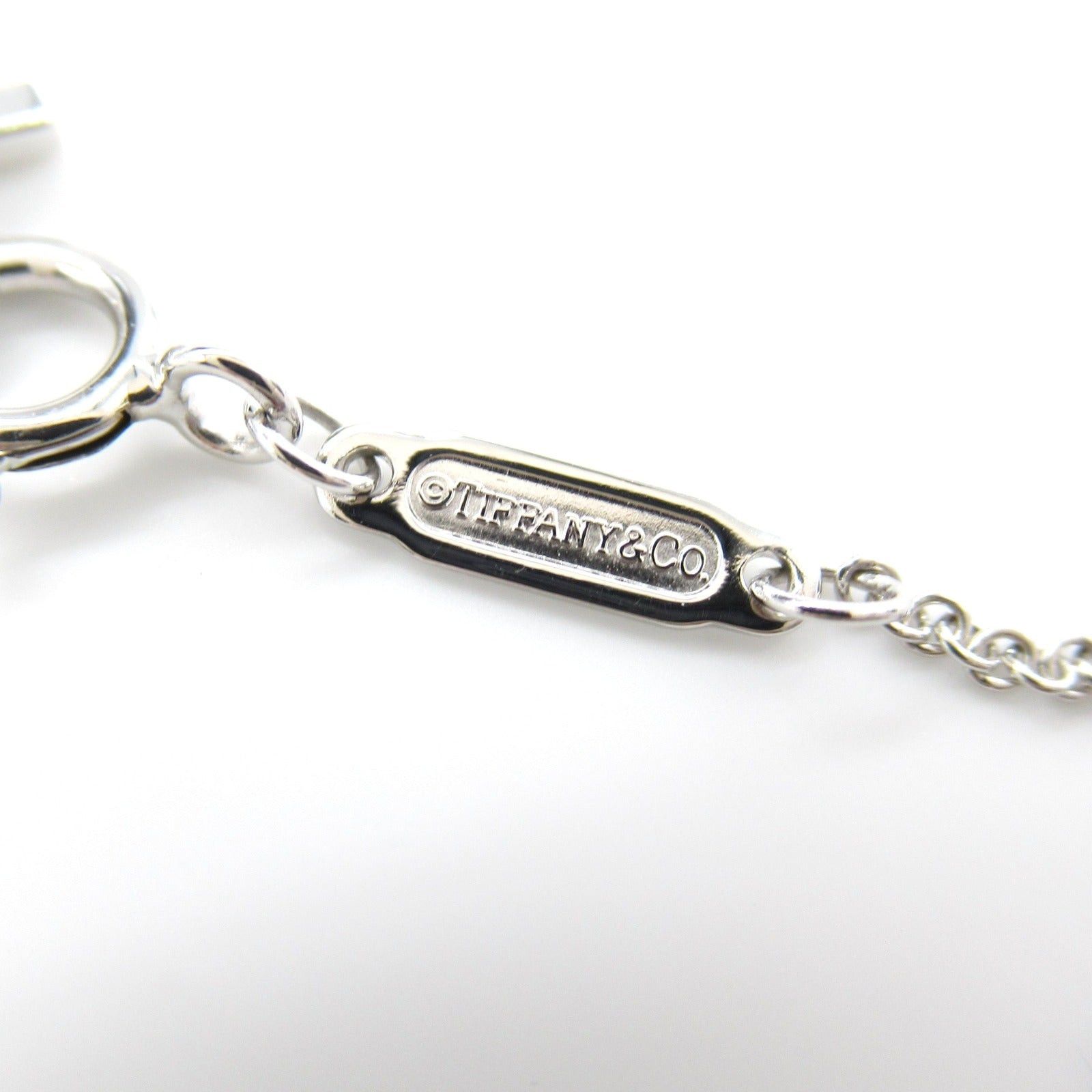 Tiffany & Co. Tiffany Co T-Smile Small Necklace K18Wg (White Gold) Silver Size ONE SIZE - 4 Thumbnail