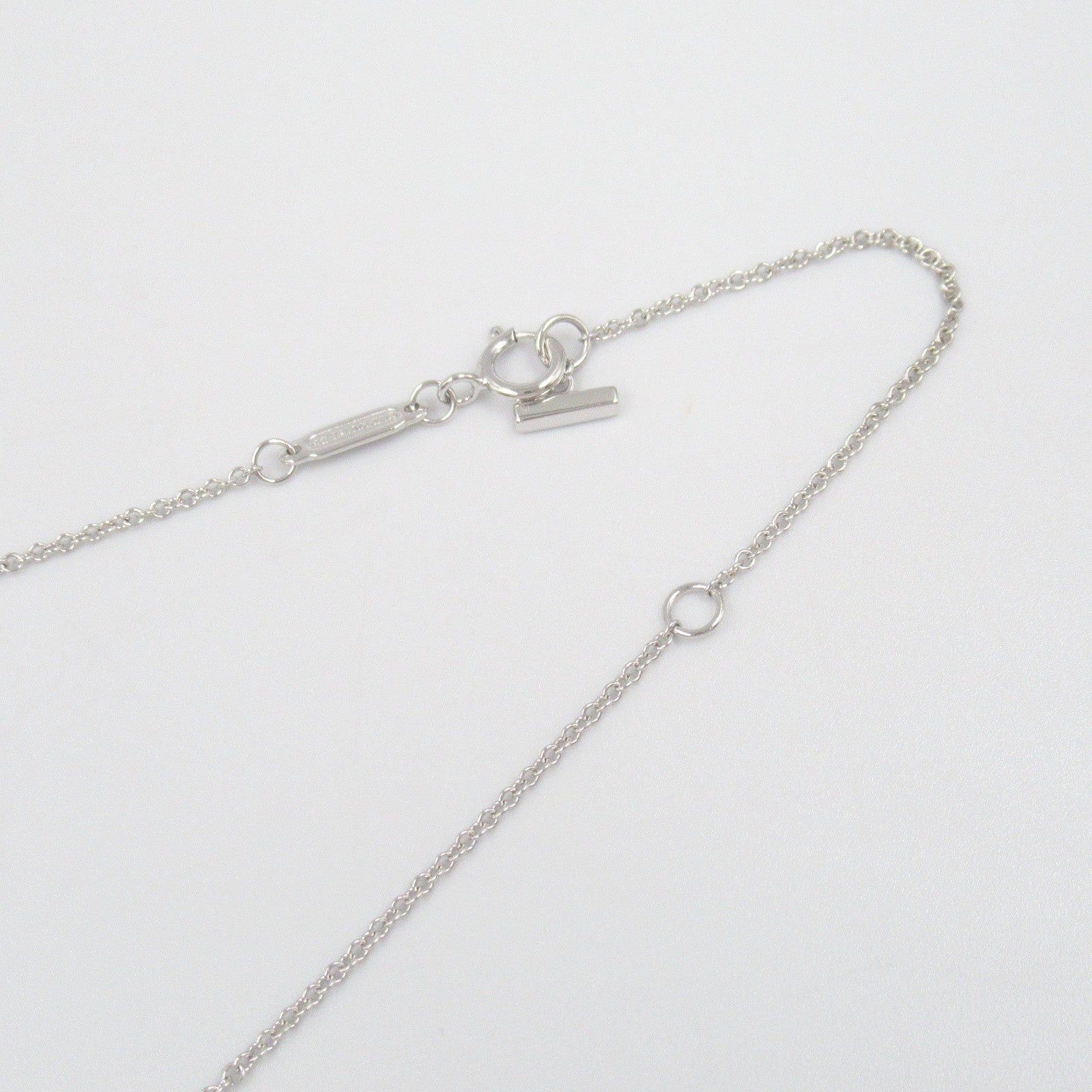 Tiffany & Co. Tiffany Co T-Smile Small Necklace K18Wg (White Gold) Silver Size ONE SIZE - 6 Thumbnail