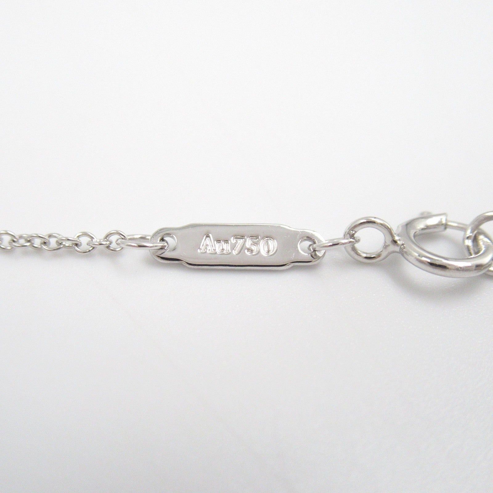 Tiffany & Co. Tiffany Co T-Smile Small Necklace K18Wg (White Gold) Silver Size ONE SIZE - 5 Thumbnail