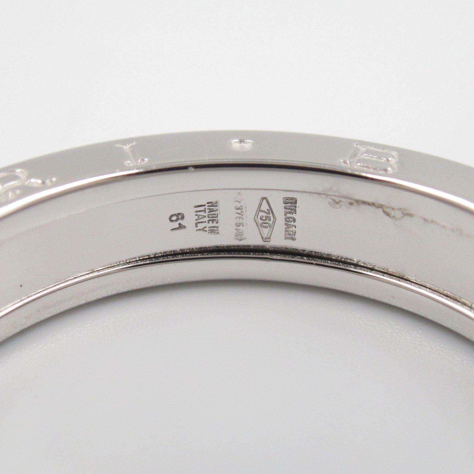 Bvlgari Bvlgari B Zero One Ring 1Belt K18Wg (White Gold) Silver Size ONE SIZE - 4 Thumbnail