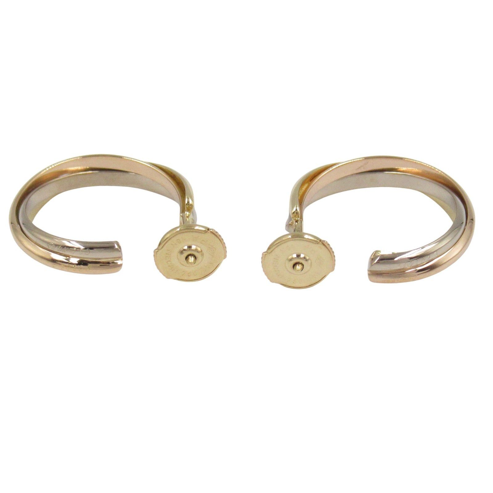 Cartier Cartier Trinity Piercing Earrings K18 (Yellow Gold) K18Wg (White K18Pg (Pink Gold Size ONE SIZE - 2 Thumbnail