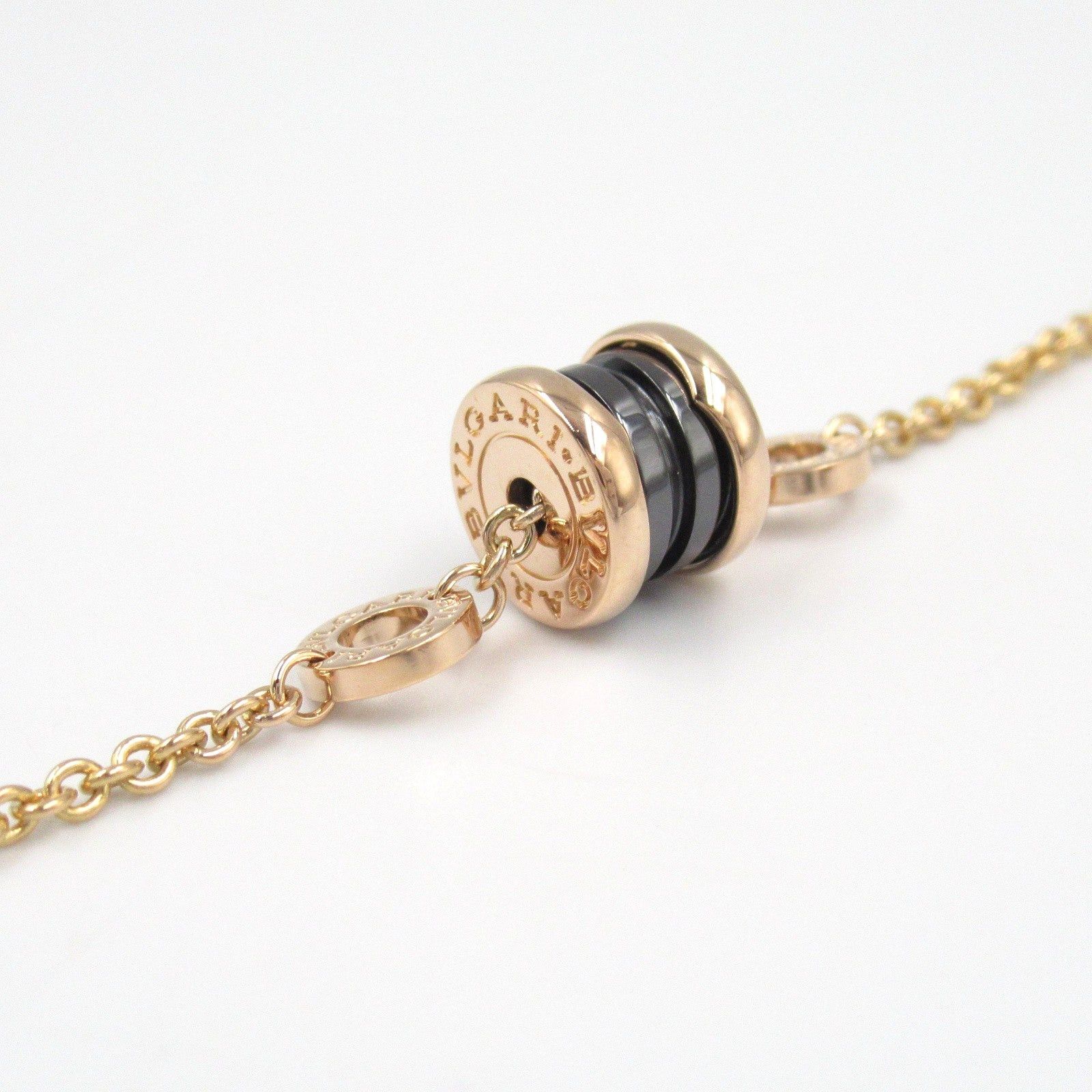 Bvlgari Bvlgari B Zero One Element Bracelet K18Pg (Pink Gold) Ceramic Gold Black Size ONE SIZE - 6 Thumbnail