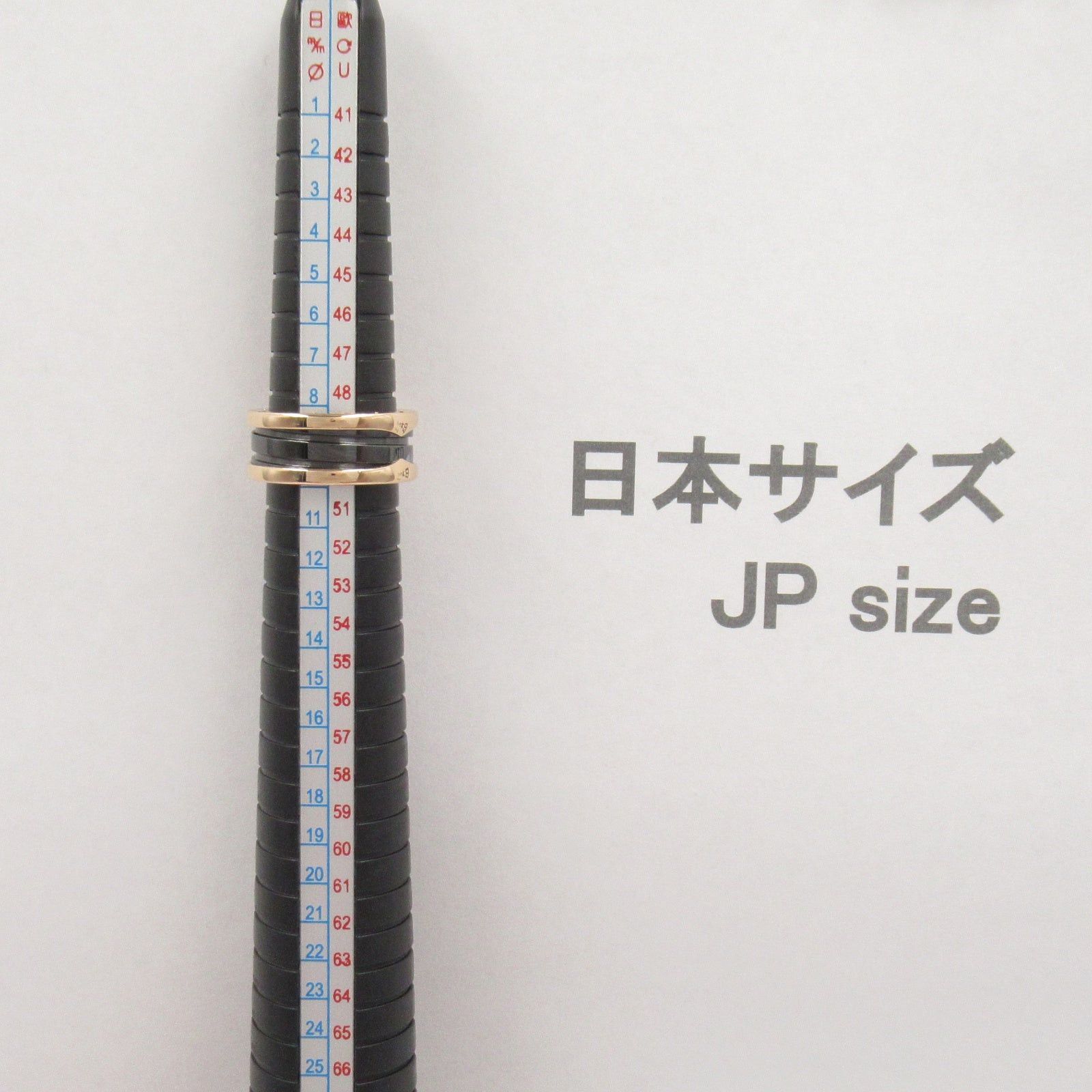 Bvlgari Bvlgari B Zero One Ring Ceramic K18Pg (Pink Gold) Black Gold Size ONE SIZE - 5 Thumbnail
