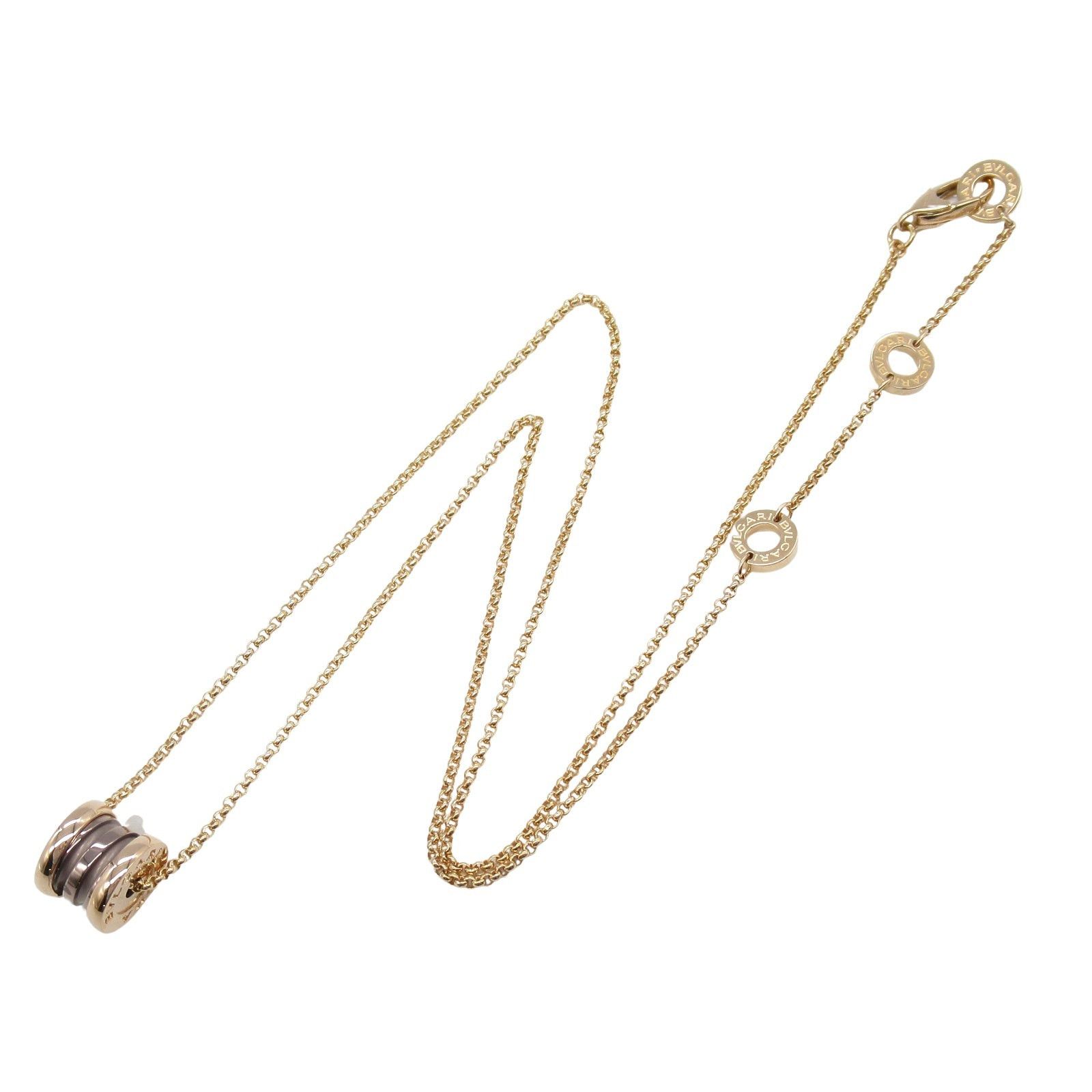 Bvlgari Bvlgari B Zero One Necklace Ceramic K18Pg (Pink Gold) Brown Size ONE SIZE - 3 Thumbnail