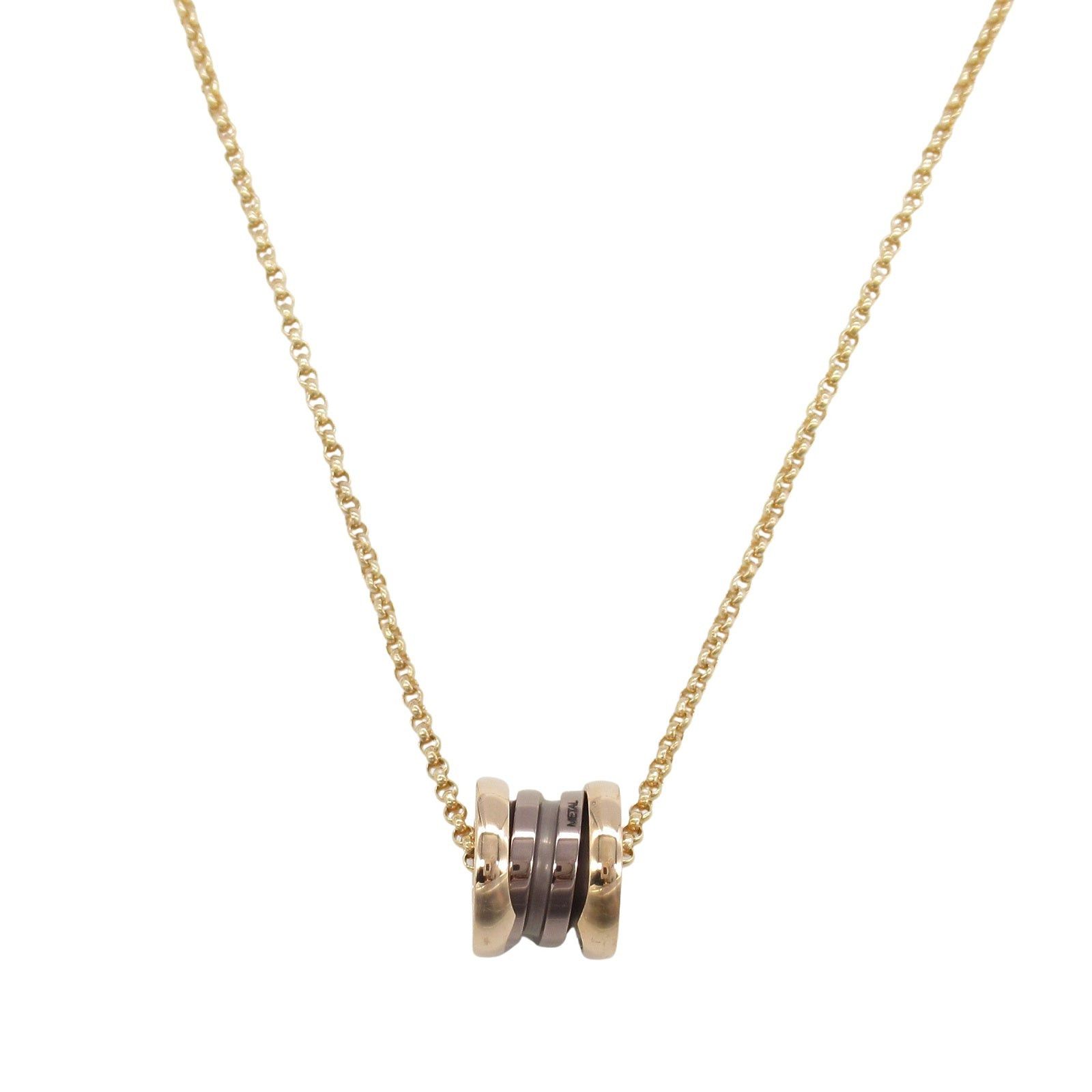 Bvlgari Bvlgari B Zero One Necklace Ceramic K18Pg (Pink Gold) Brown Size ONE SIZE - 2 Thumbnail