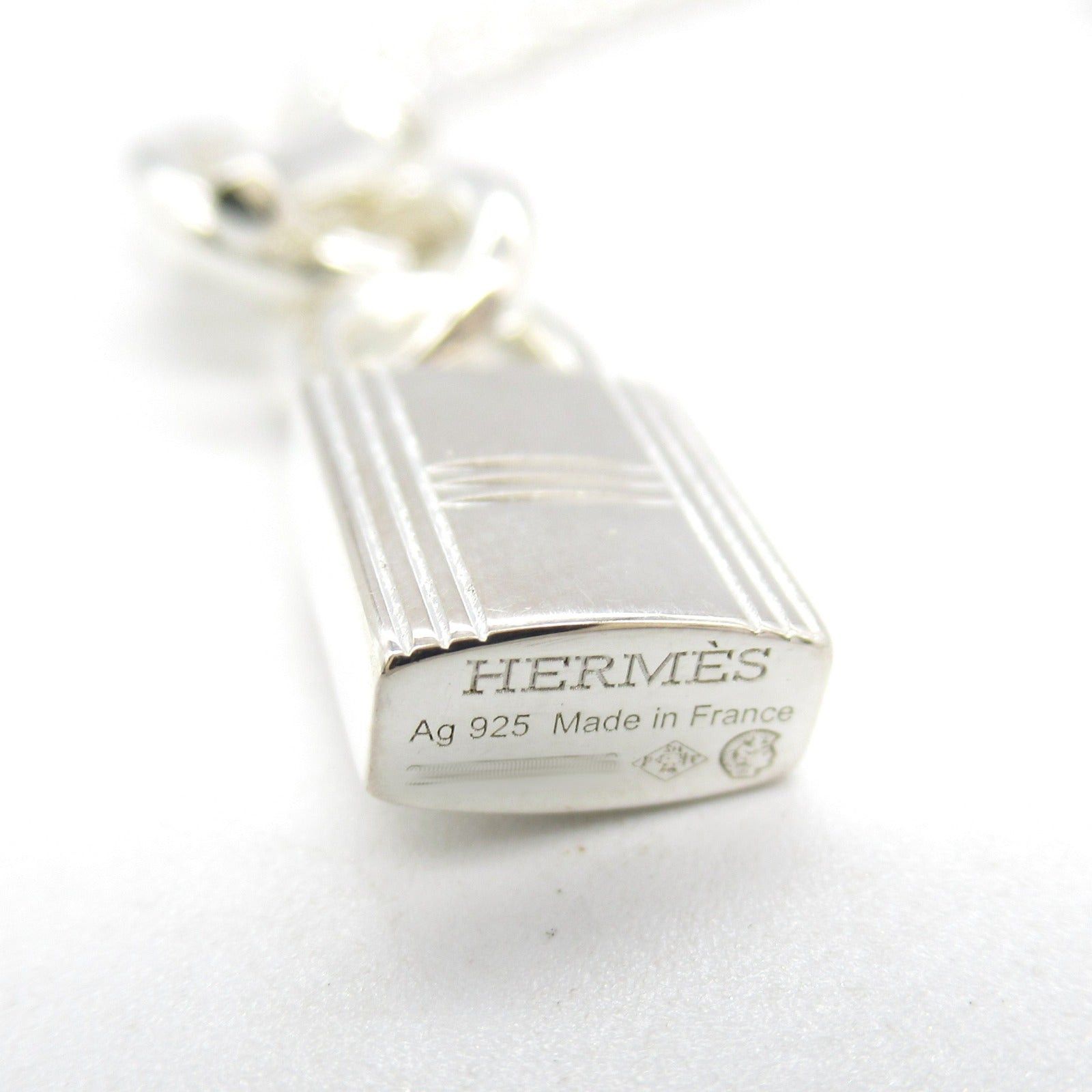 Hermes Hermes Amulet Padlock Necklace 925 Silver Size ONE SIZE - 4 Thumbnail