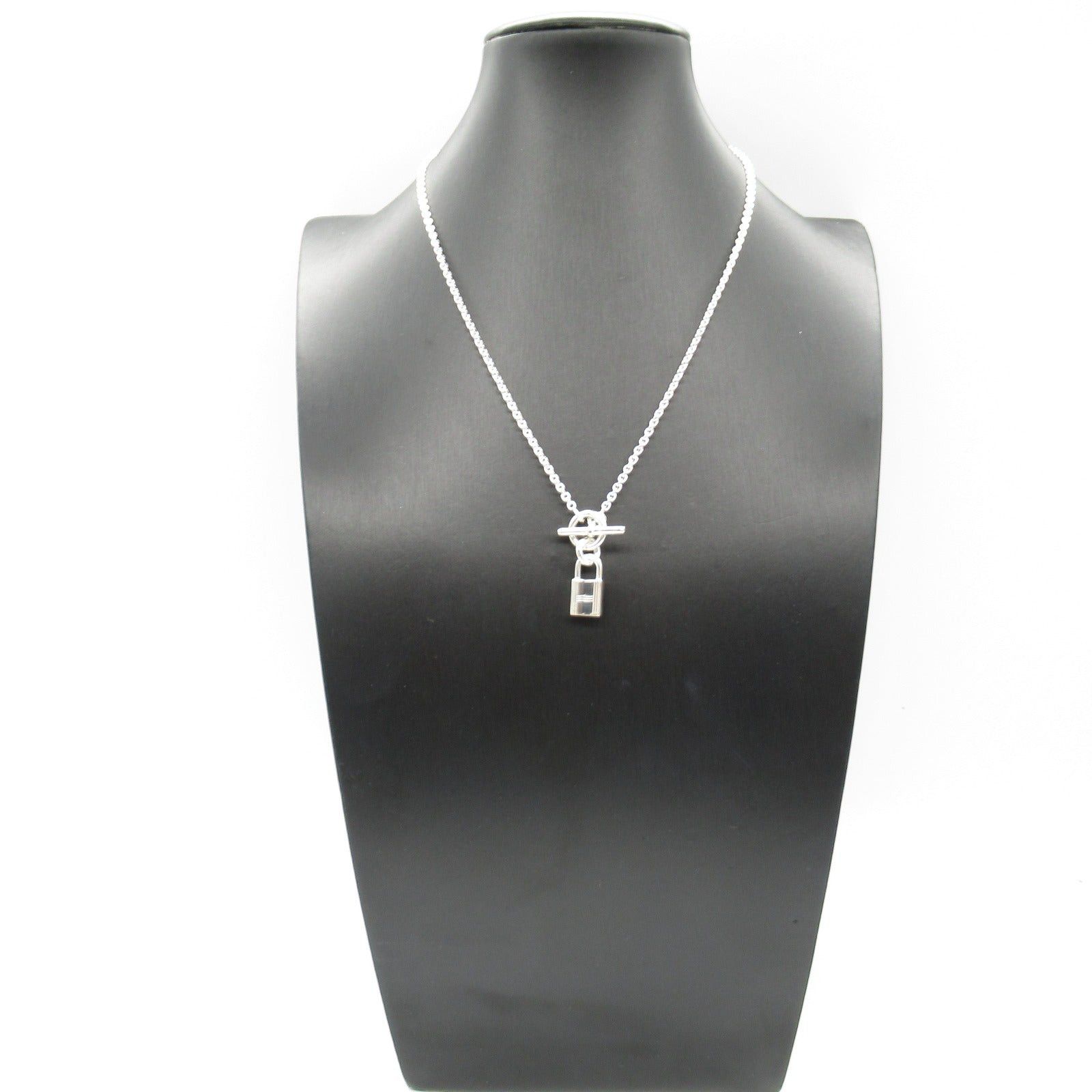 Hermes Hermes Amulet Padlock Necklace 925 Silver Size ONE SIZE - 7 Thumbnail