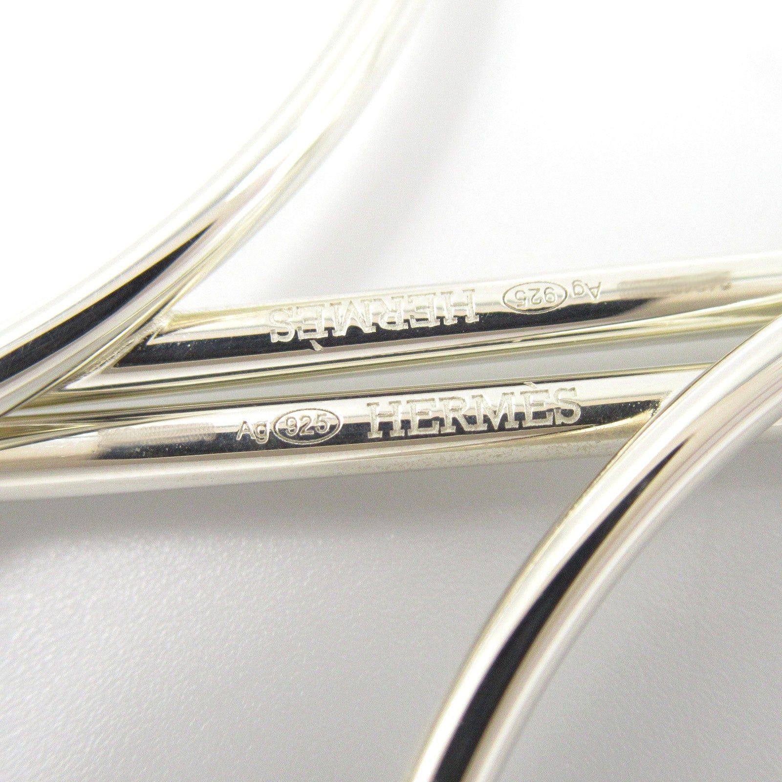 Hermes Hermes Loop Mm Earrings 925 Silver Size ONE SIZE - 5 Thumbnail