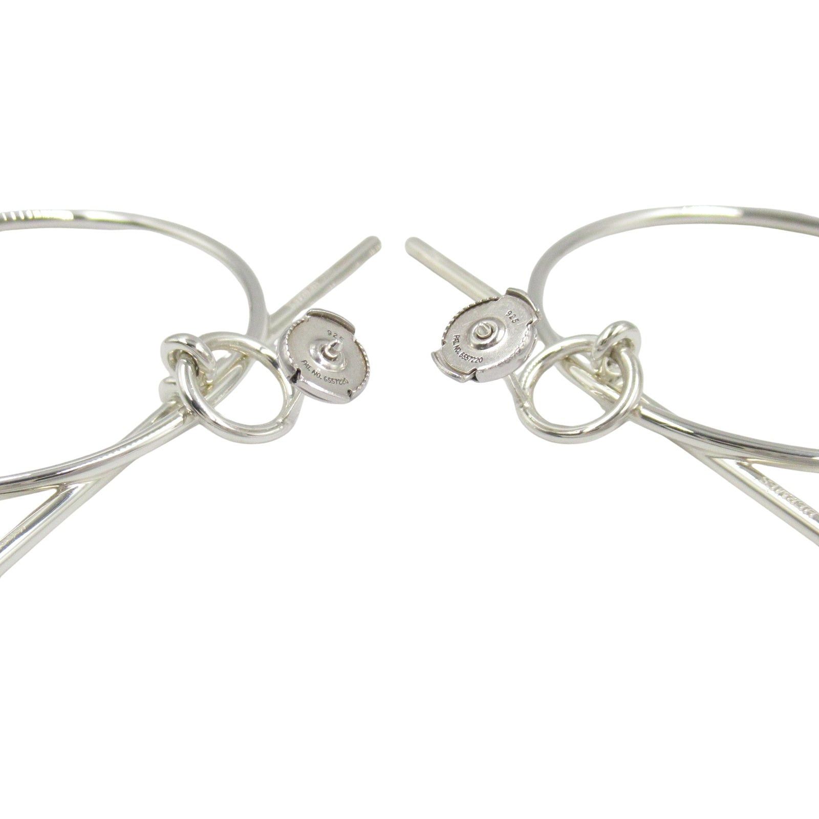 Hermes Hermes Loop Mm Earrings 925 Silver Size ONE SIZE - 2 Thumbnail