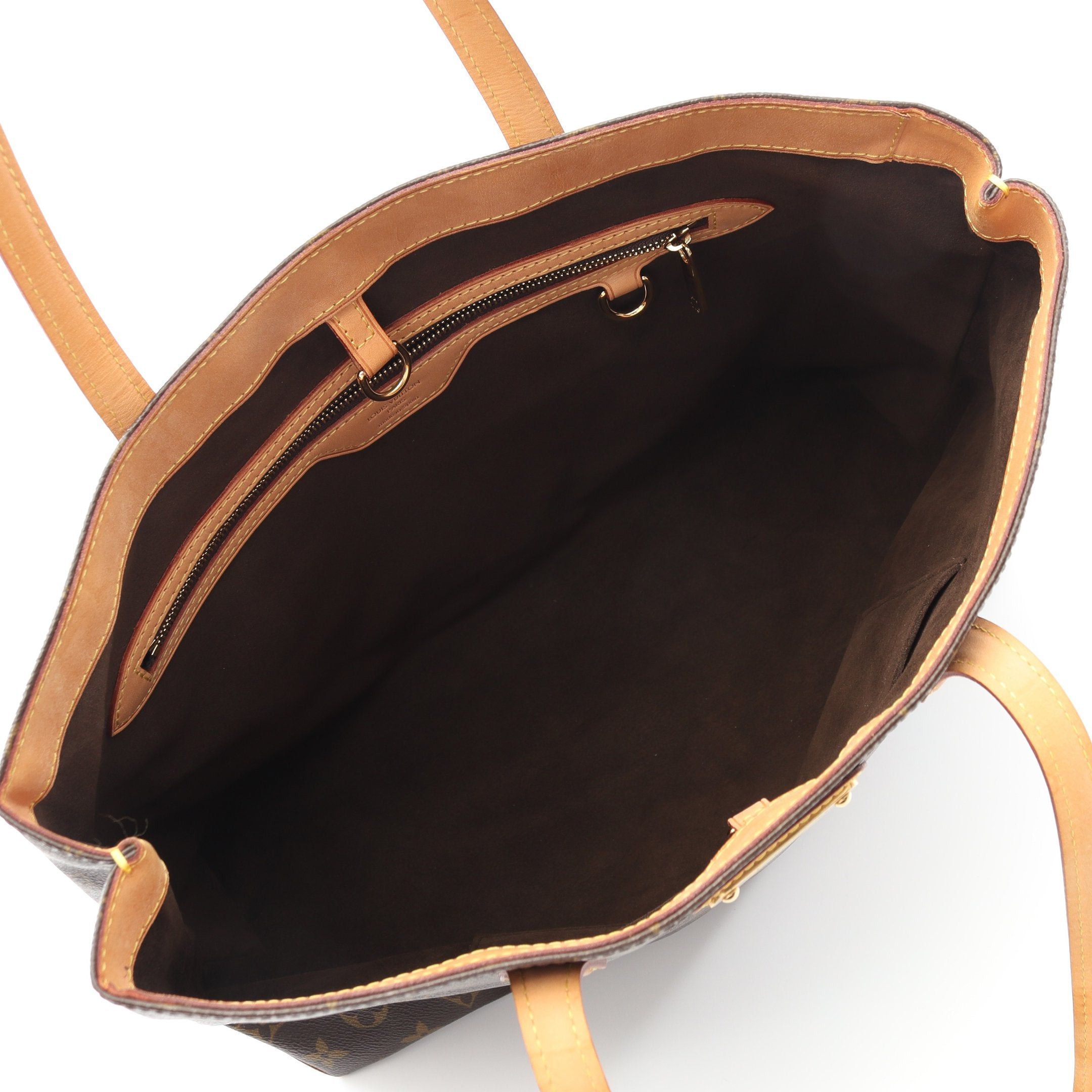 Louis Vuitton Louis Vuitton Wilshire Mm Monogram Shoulder Bag Tote Leather Brown Size ONE SIZE - 3 Thumbnail