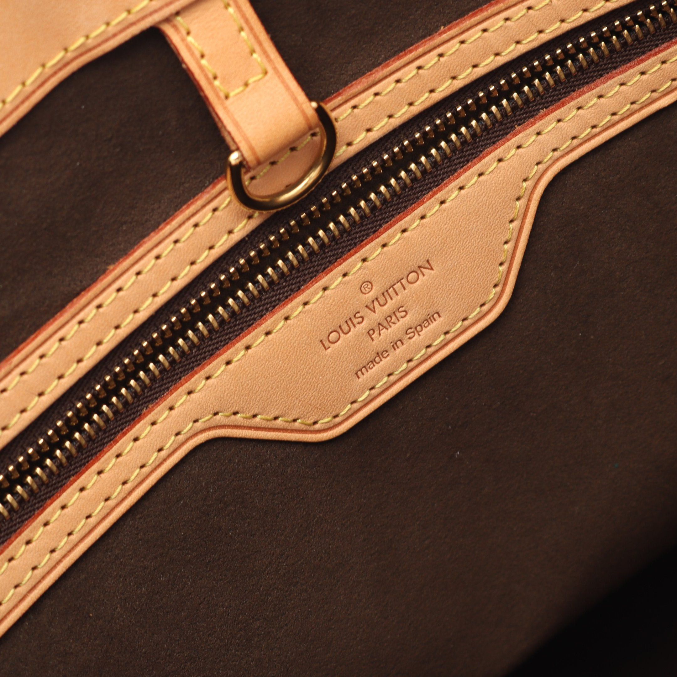 Louis Vuitton Louis Vuitton Wilshire Mm Monogram Shoulder Bag Tote Leather Brown Size ONE SIZE - 4 Thumbnail